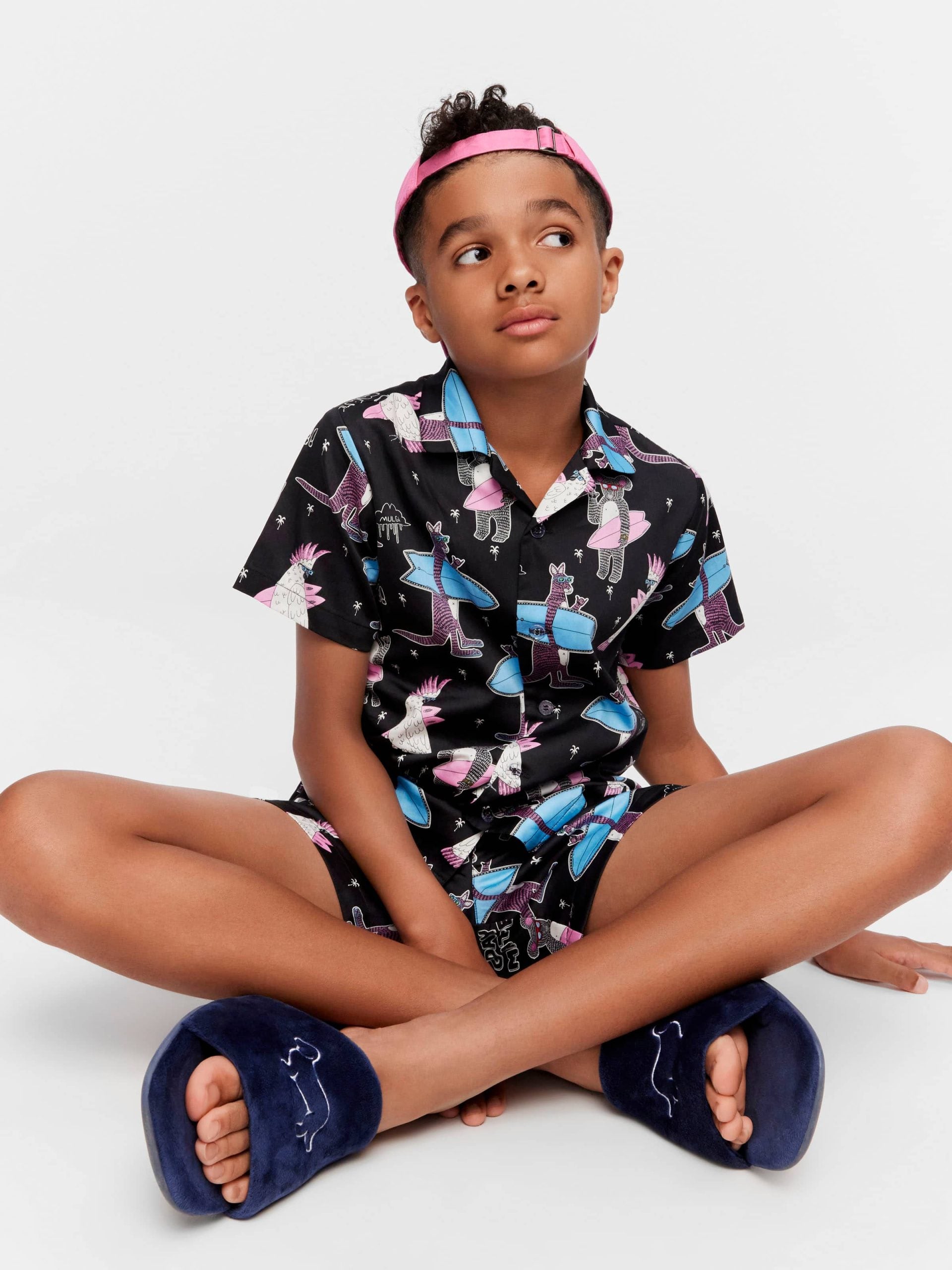 Boys Mulga Print Short Classic Pj Set multi image 1