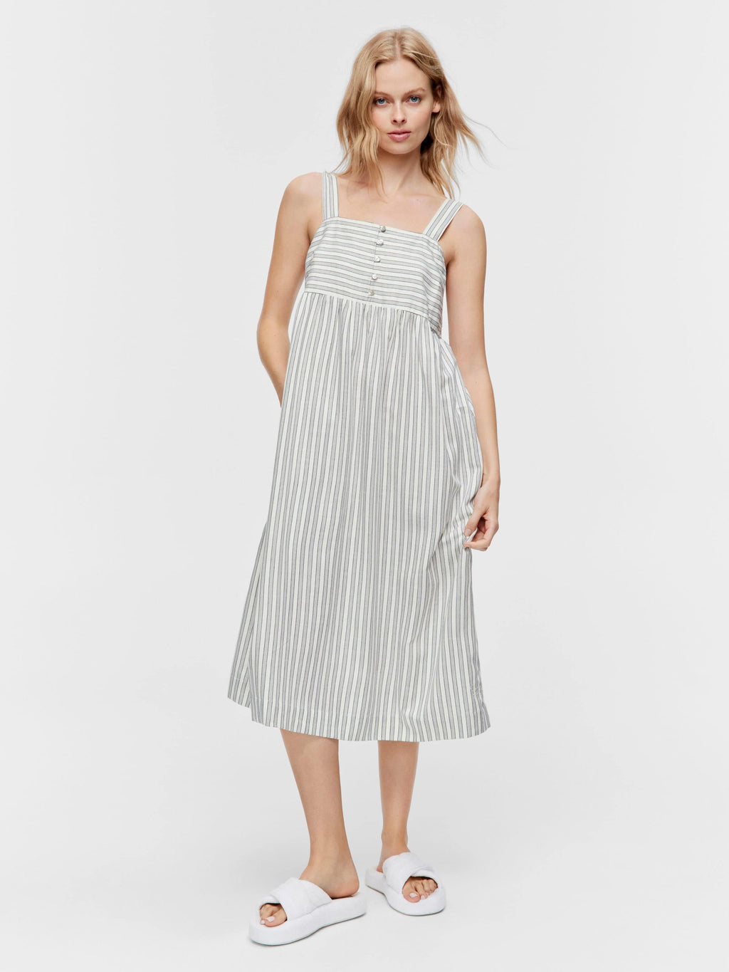 Stripe Fashion Apron Nightie multi image 1