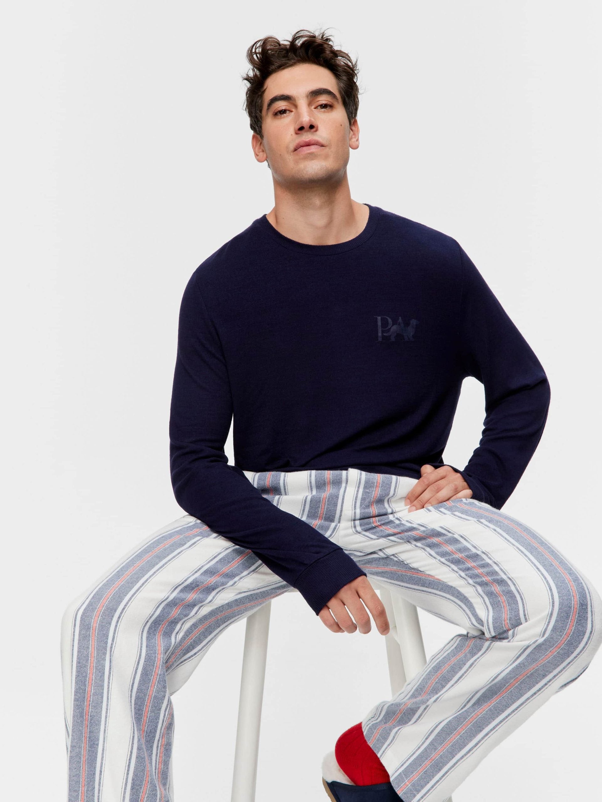 Mattress Stripe Flannelette Classic Pj Pant Multi image 0