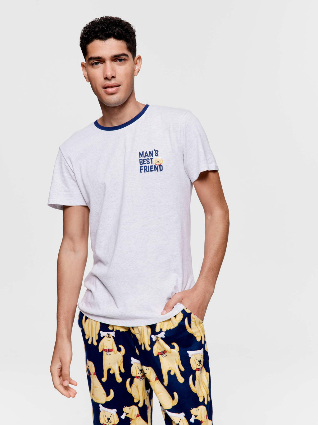 Mans Best Friend Tee greymarle image 1