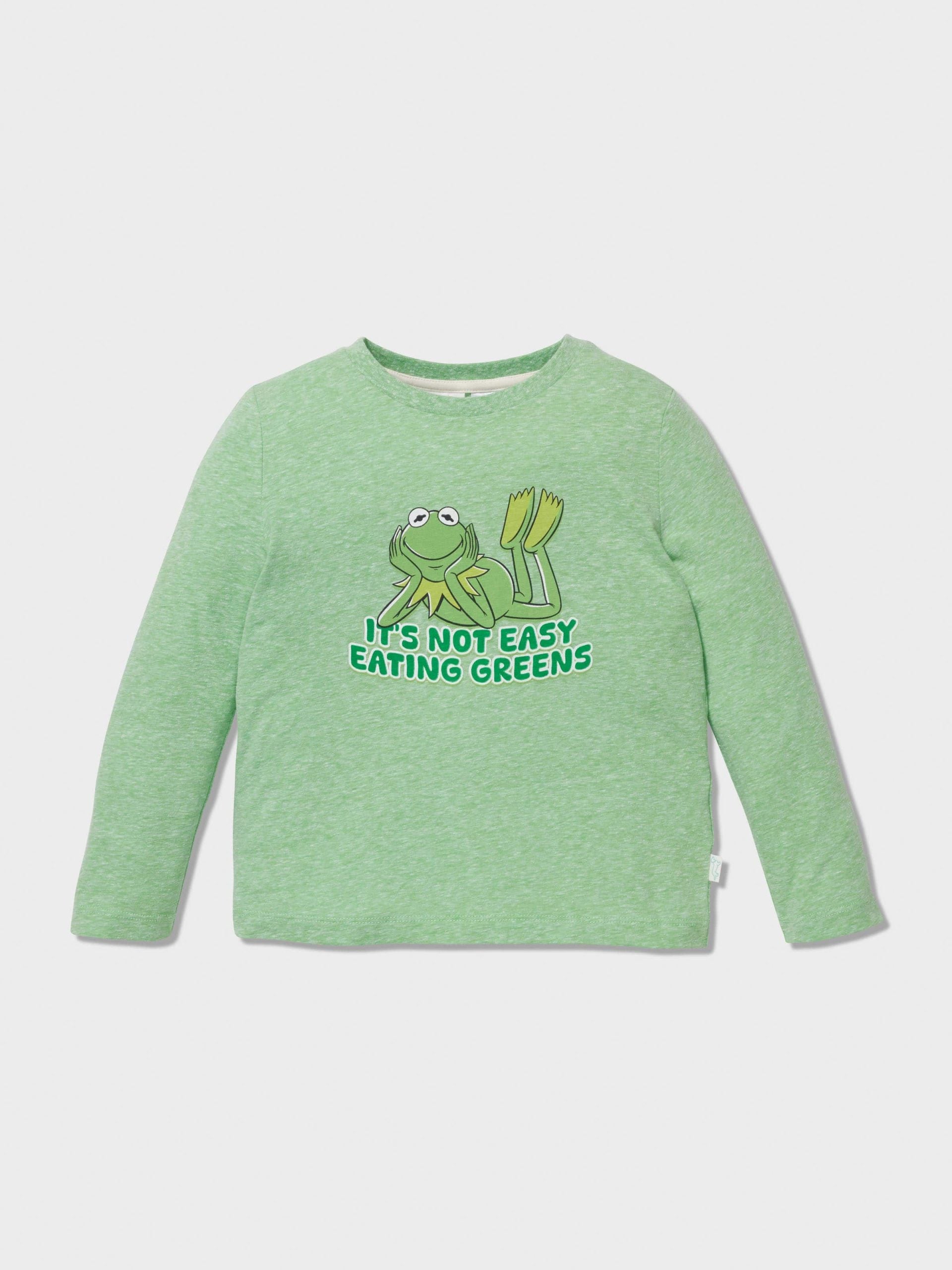 Jnr Boys Kermit Greens Long Pj Set multi image 4