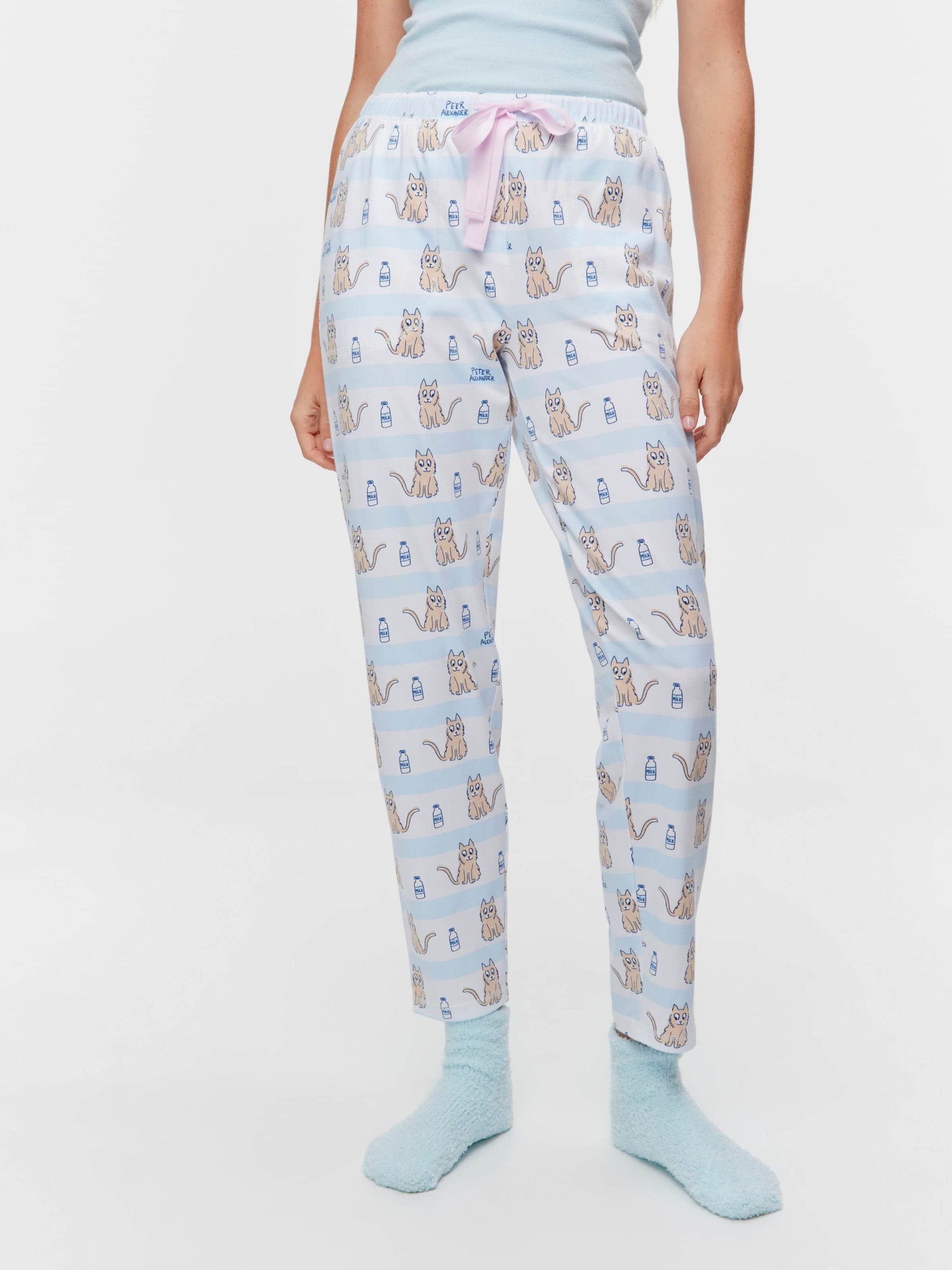 Cat Stripe Tapered Pj Pant multi image 1