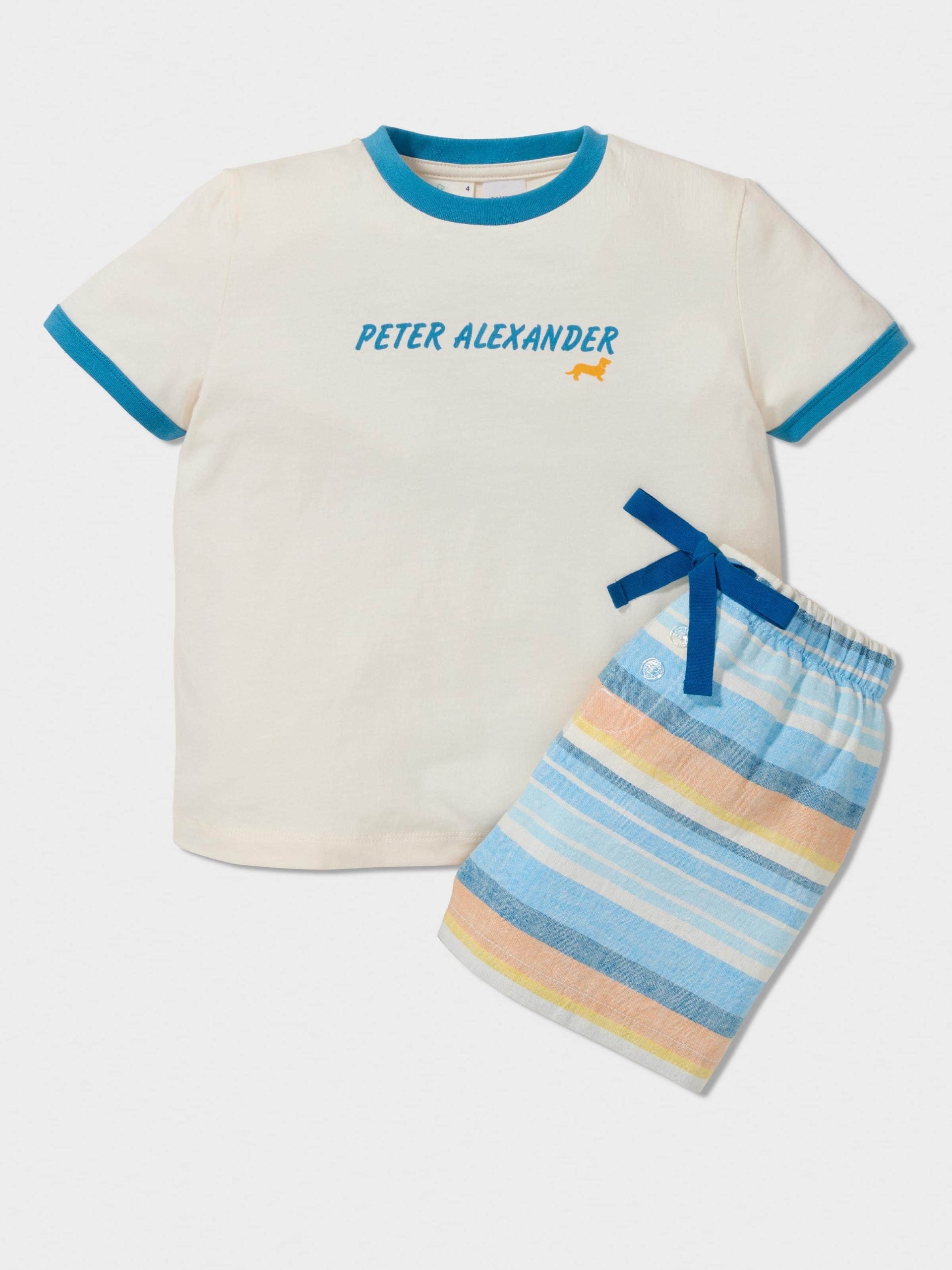 Boys Surf Stripe Pj Set multi image 2
