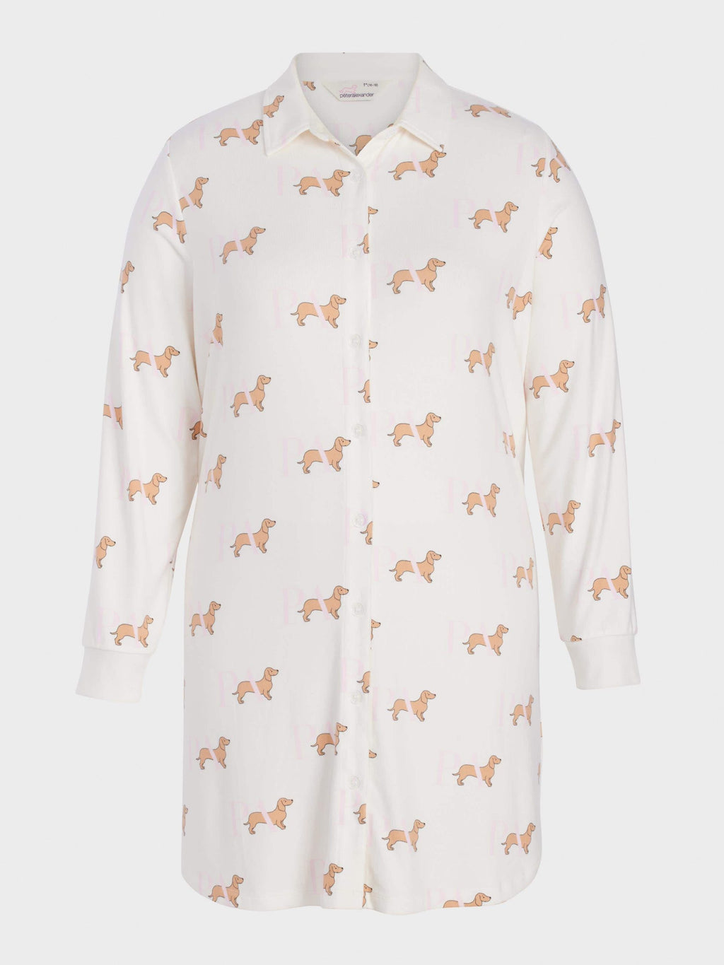 P.A. Plus Penny Long Sleeve Plush Nightshirt Multi image 3