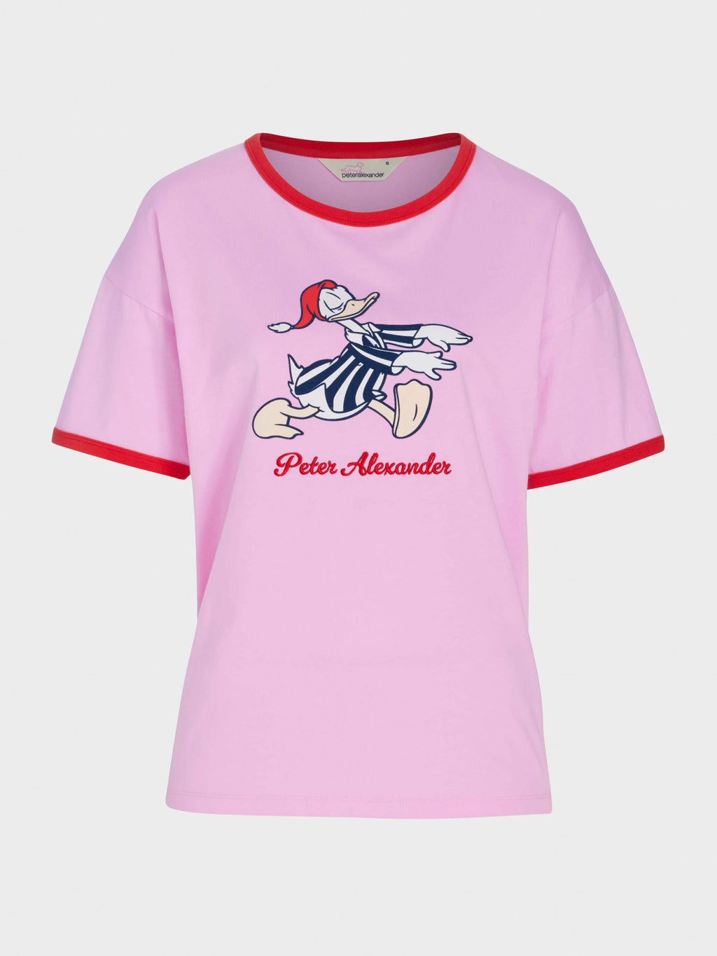 Sleepy Donald Duck Oversized Tee Pink image 3
