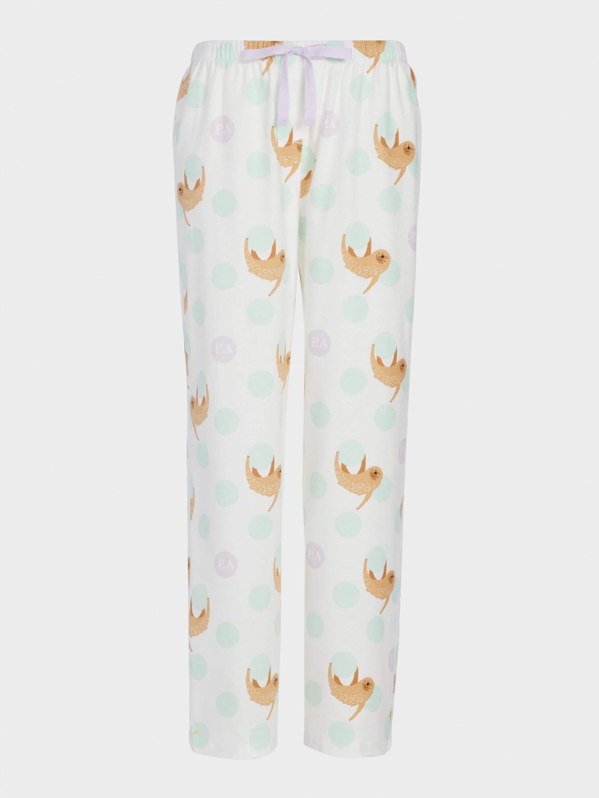 Sloth Spots Classic Flannelette Pj Pant multi image 3