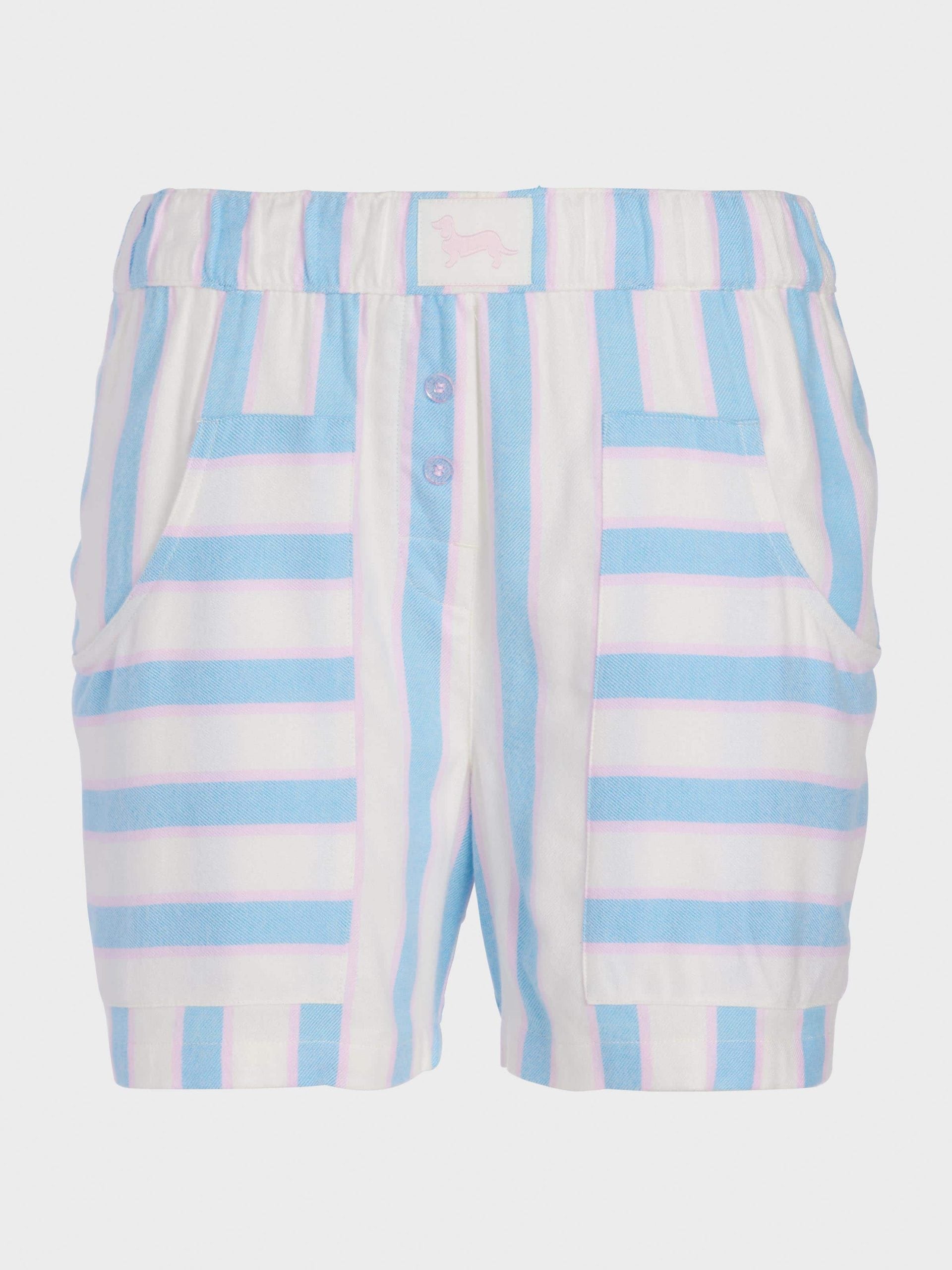Blue Stripe Long Boxer Short multi image 3