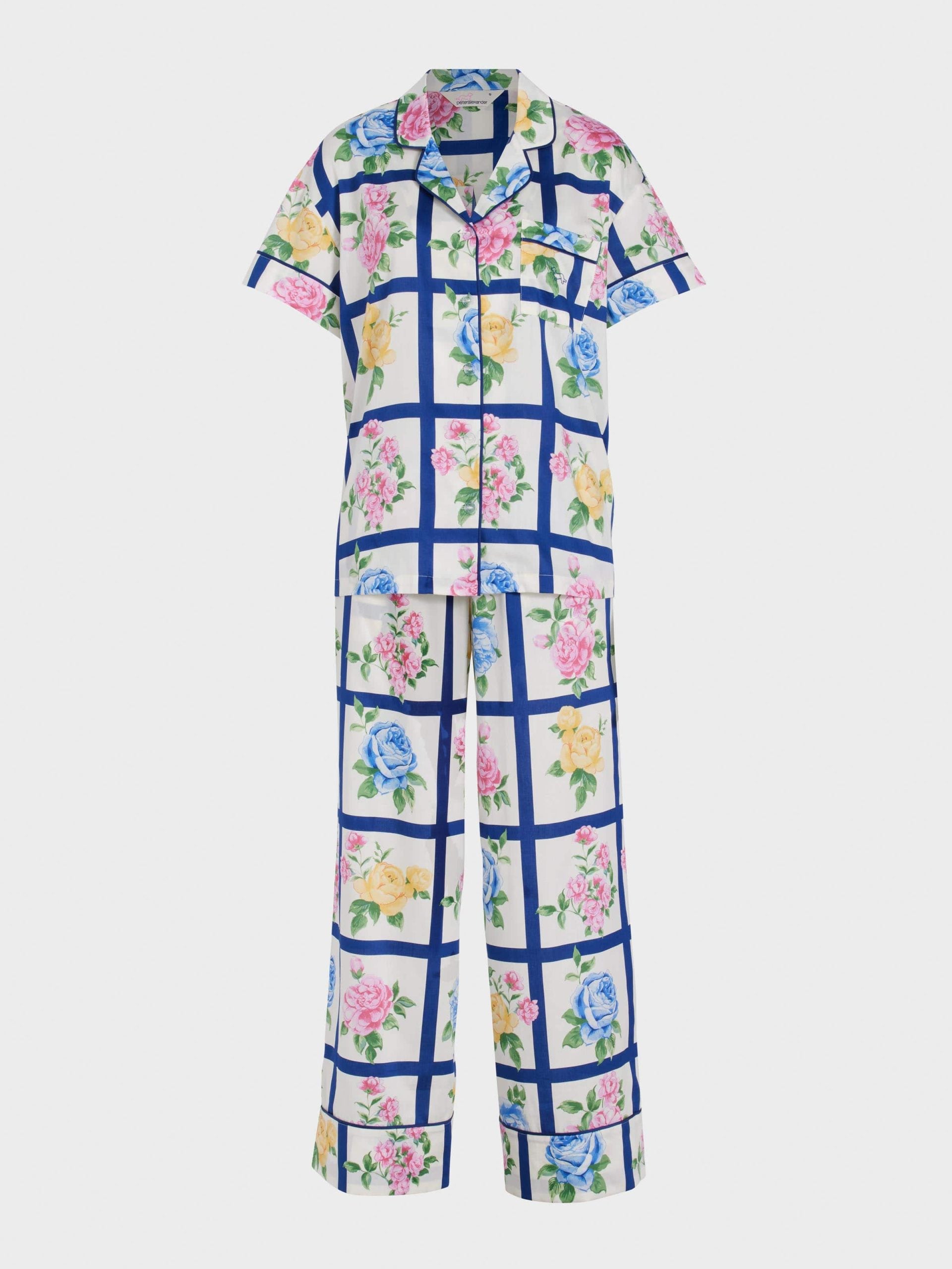 Botanical Tile Soft Cotton Pj Set multi image 4