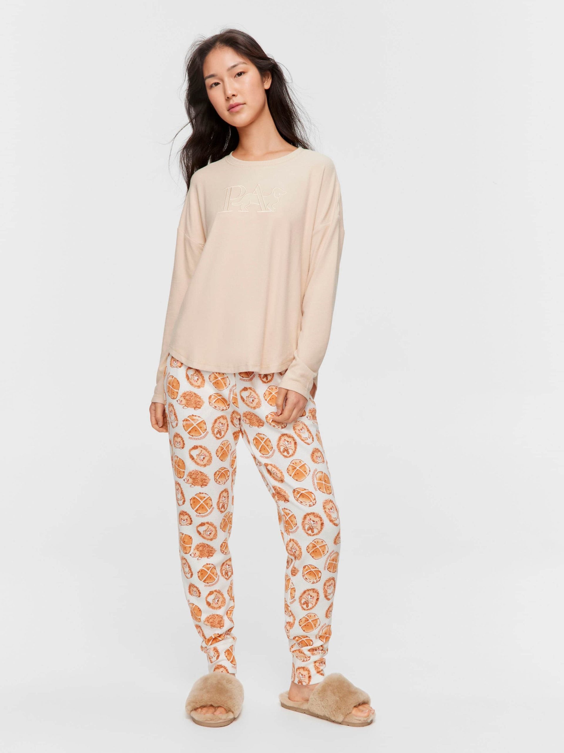Caramel Plush P.A. Logo Sweater caramel image 0