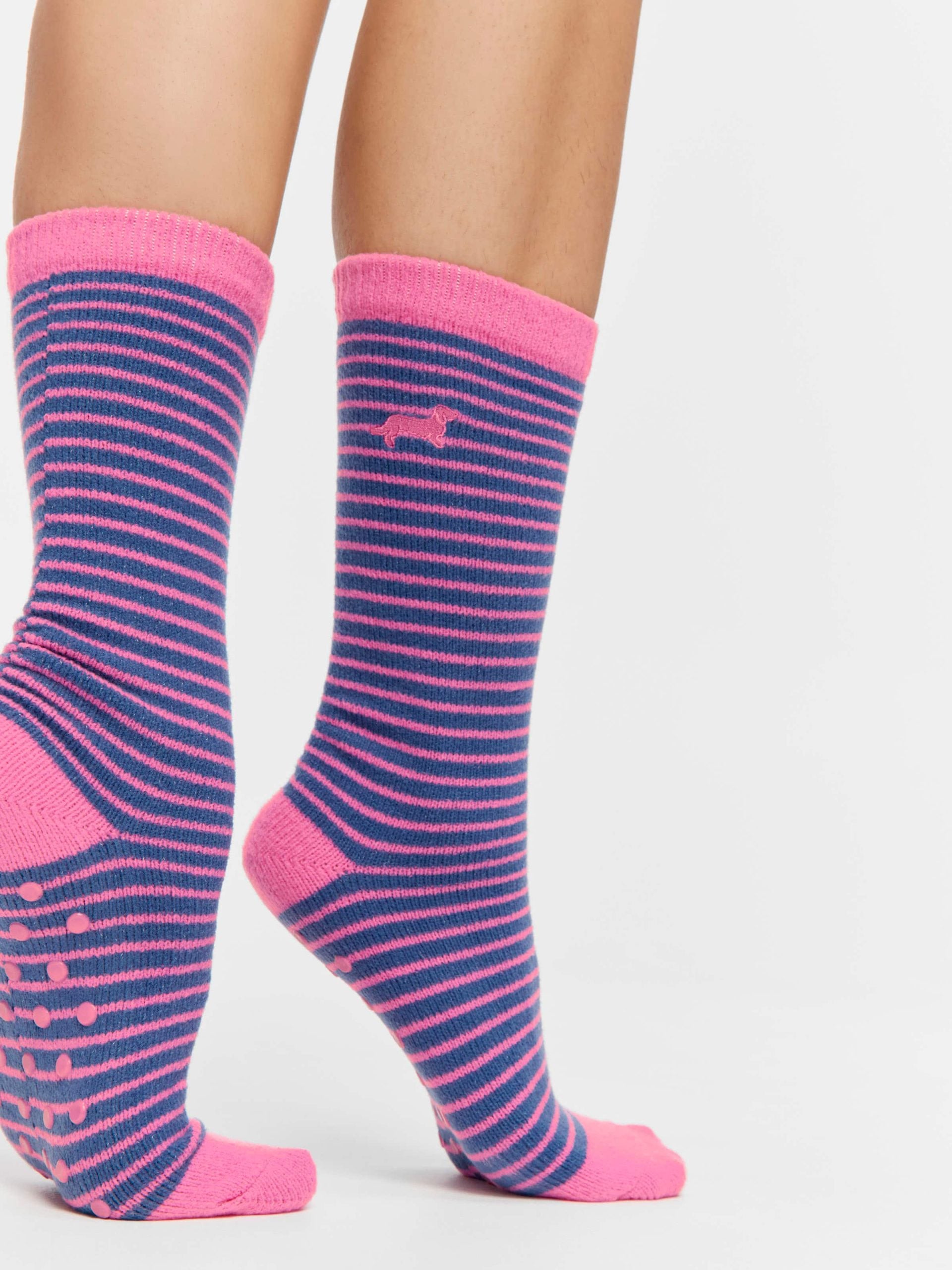 Classic Striped Penny Sock navy image 0