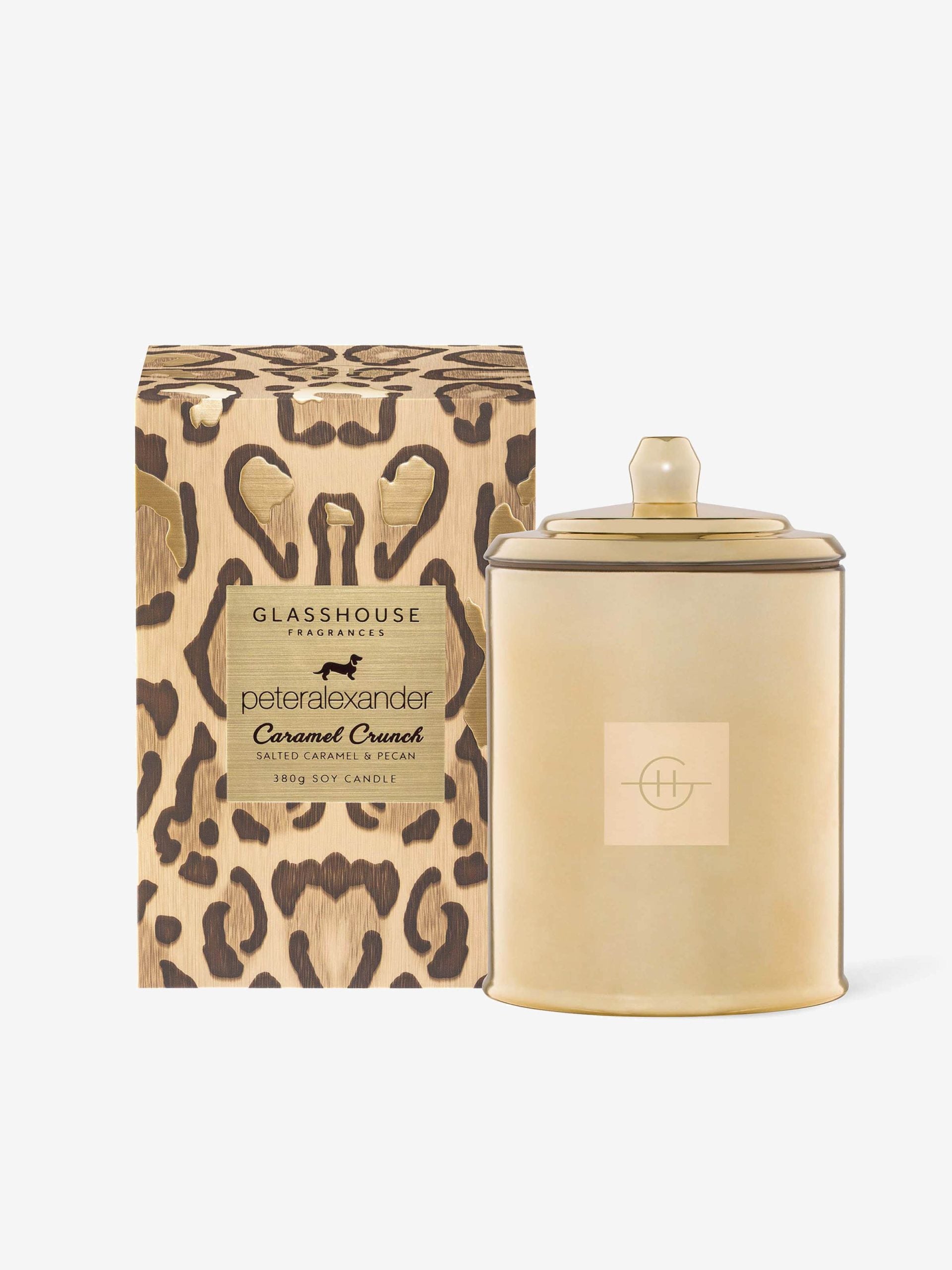 Glasshouse Fragrances Caramel Crunch Candle 380G multi image 0