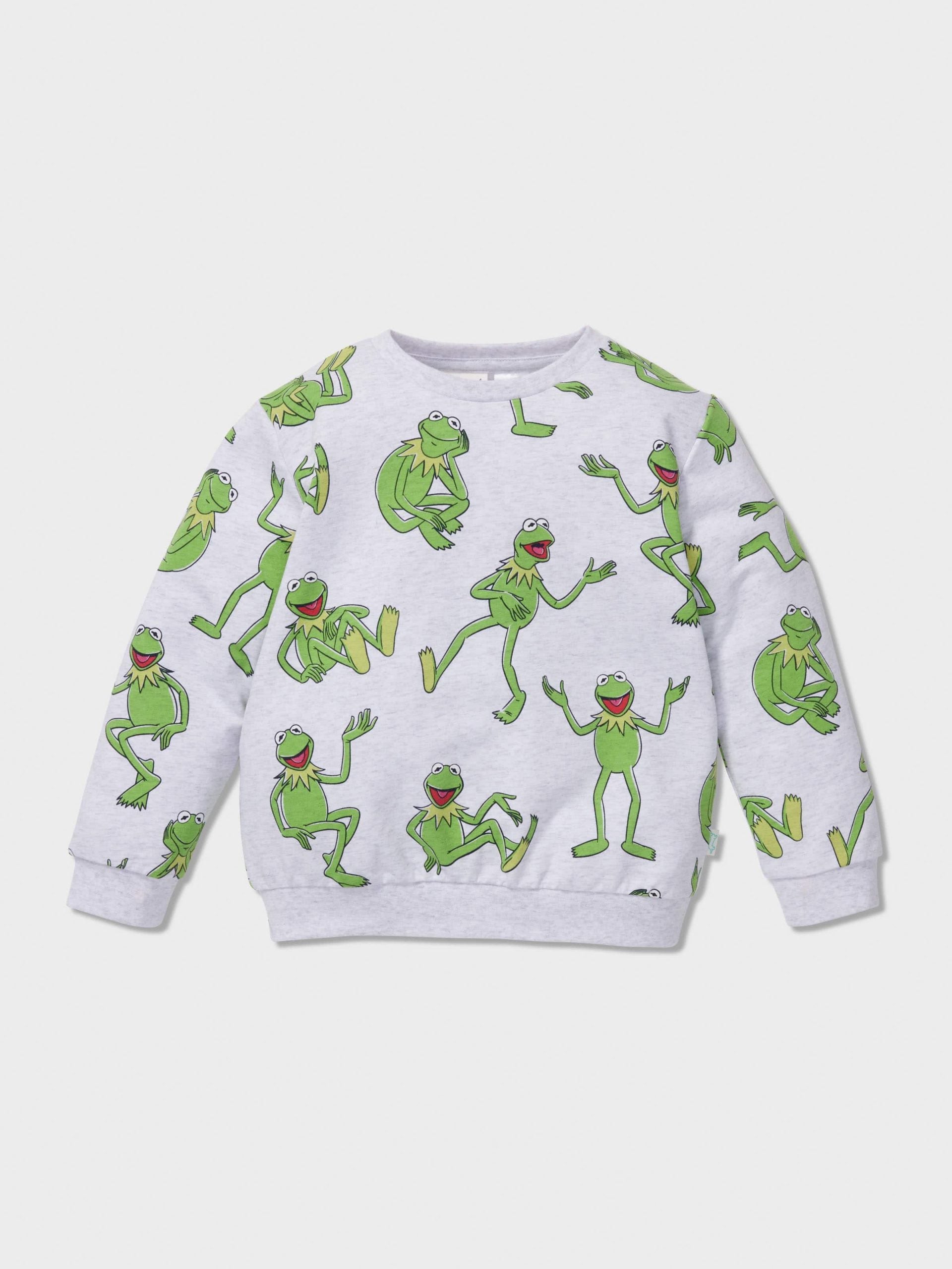 Jnr Kids Kermit Long Pj Set multi image 2