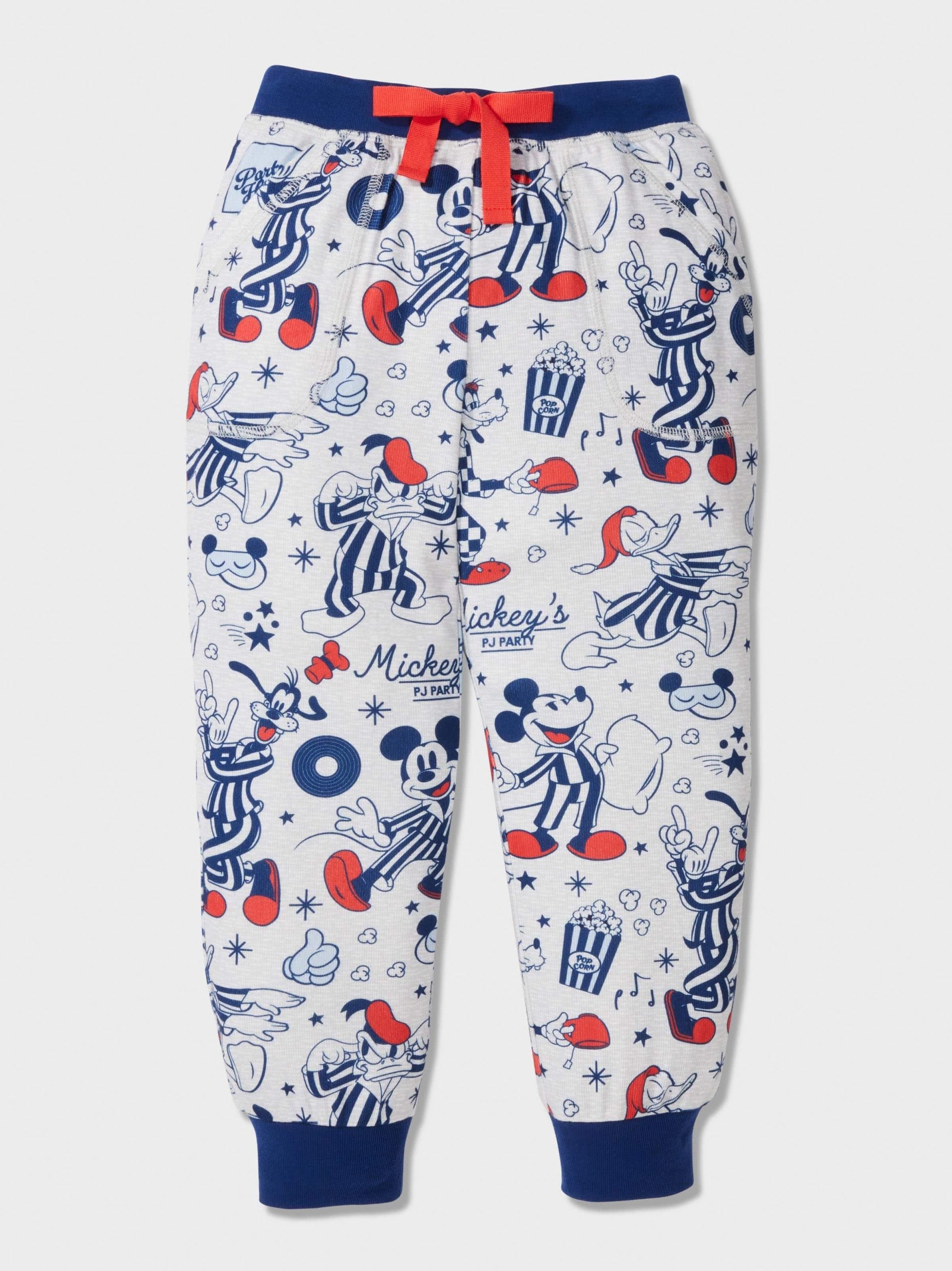 Jnr Boys Disney Mickey Long Pj Set Multi image 3