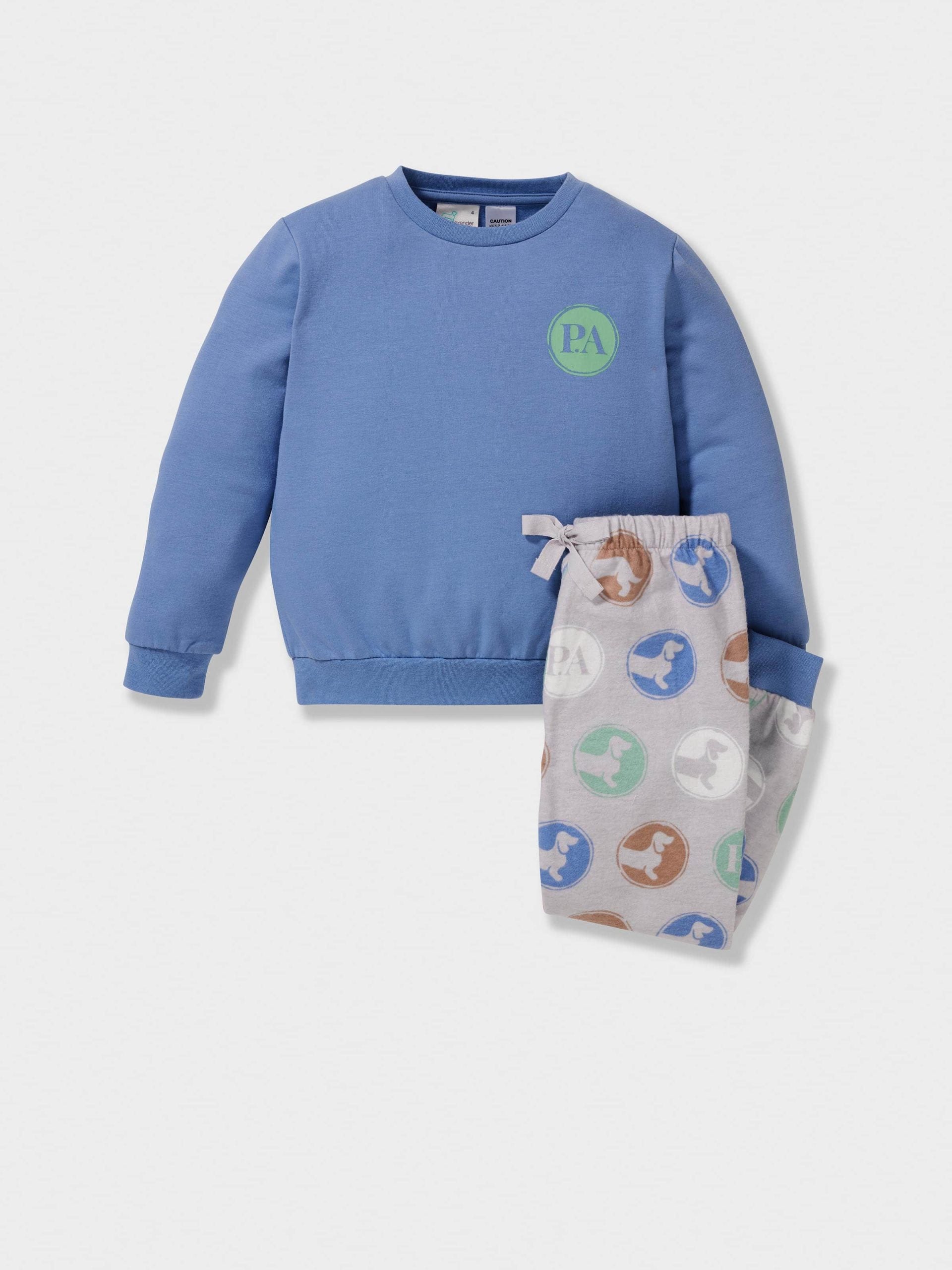 Jnr Boys Penny Spot Pj Set multi image 0