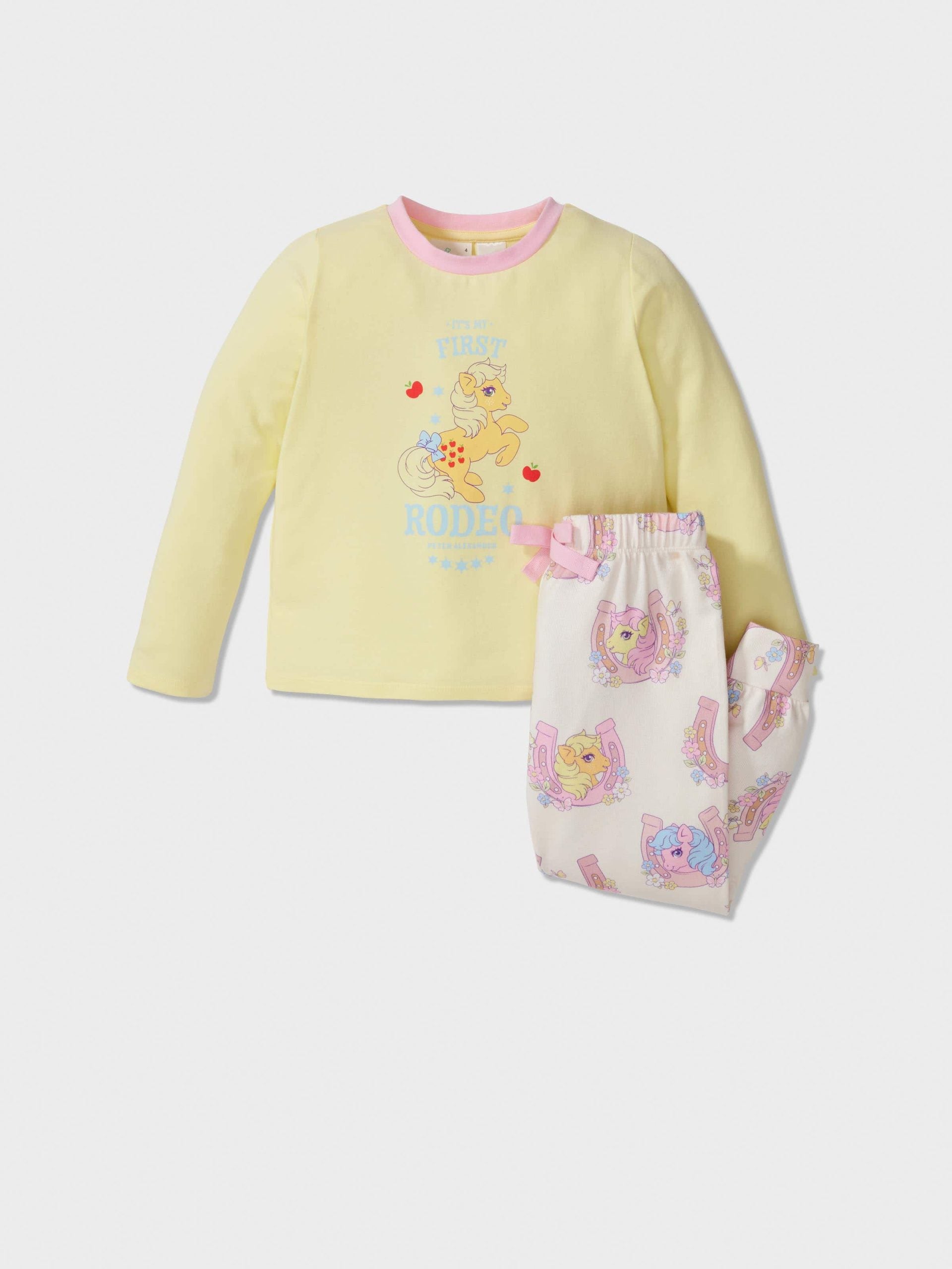 Jnr Girls My Little Pony Plush Long Pj Set Multi image 0
