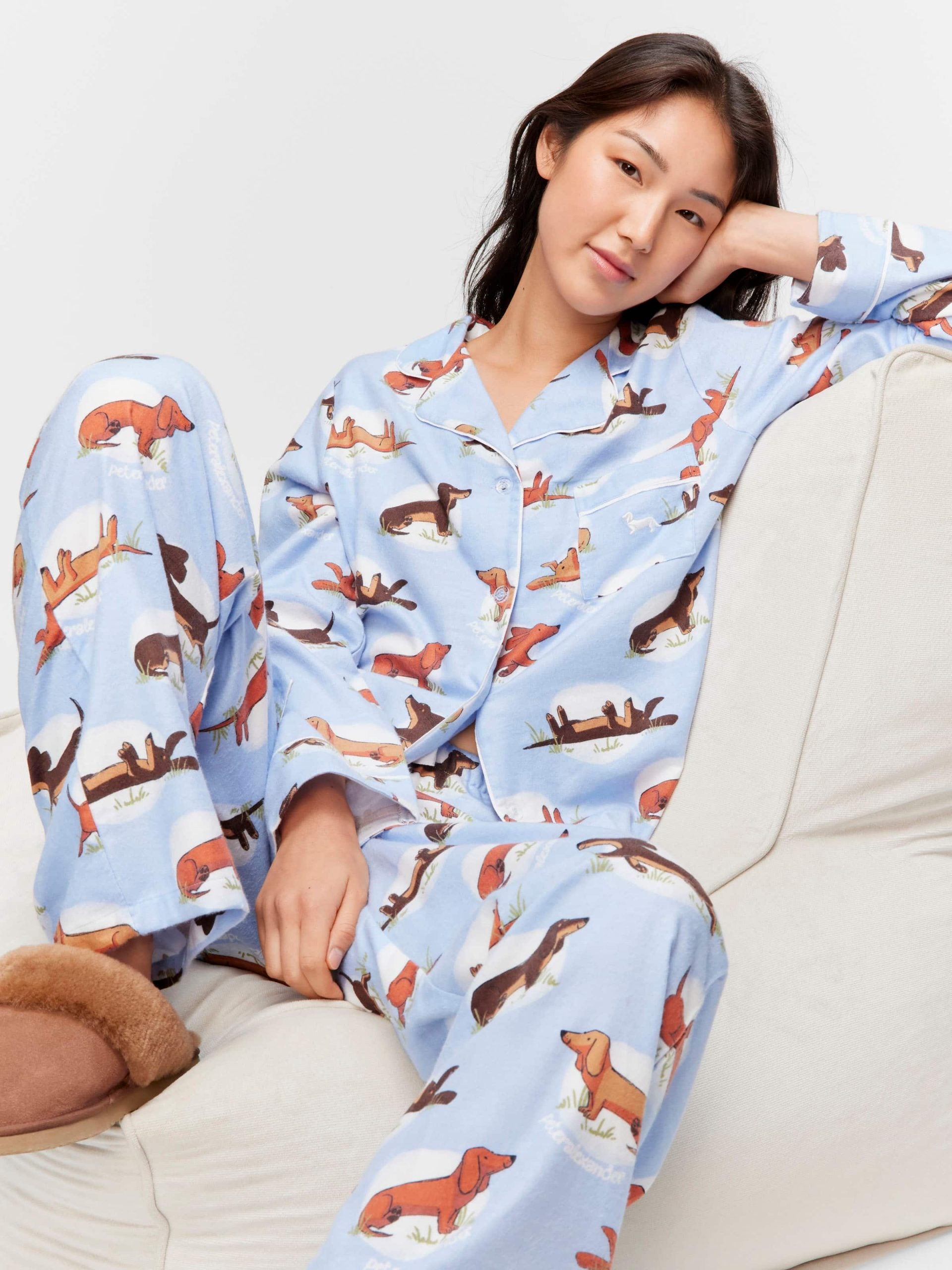 Penny Spot Bamboo Flannelette Long Pj Set Multi image 3
