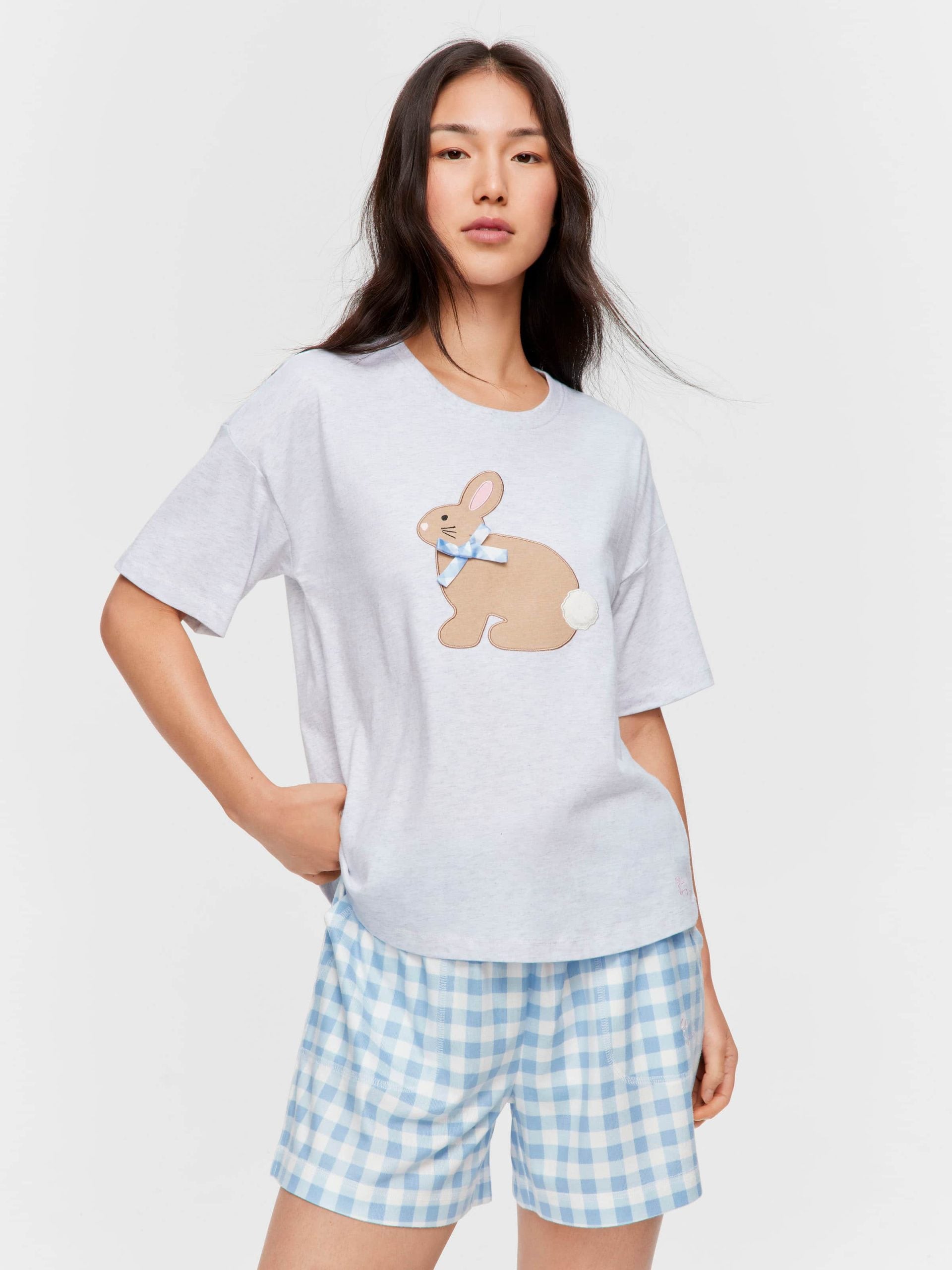 Crafty Bunny Tee greymarle image 2