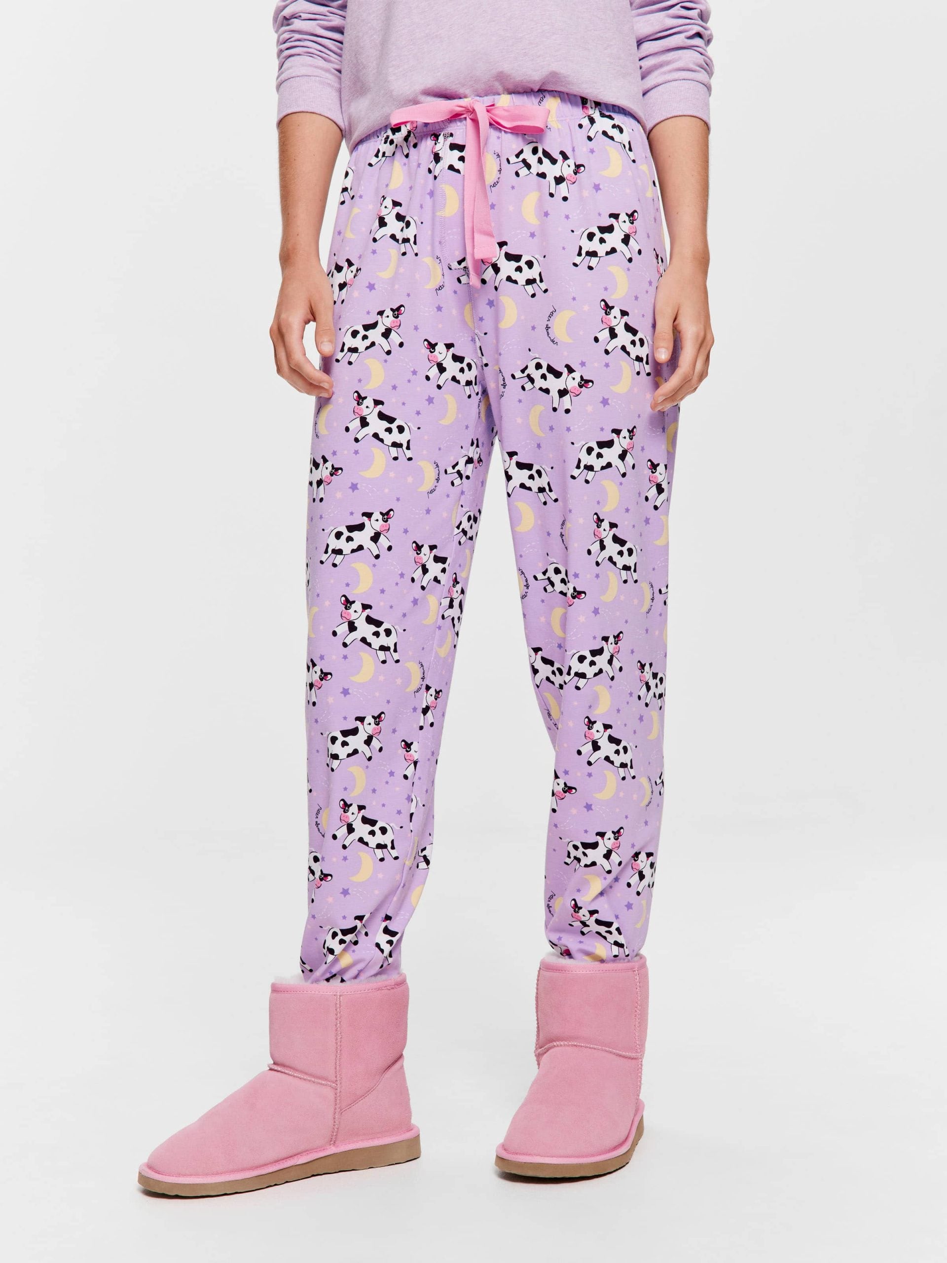 Cow Easy Pj Pant multi image 1