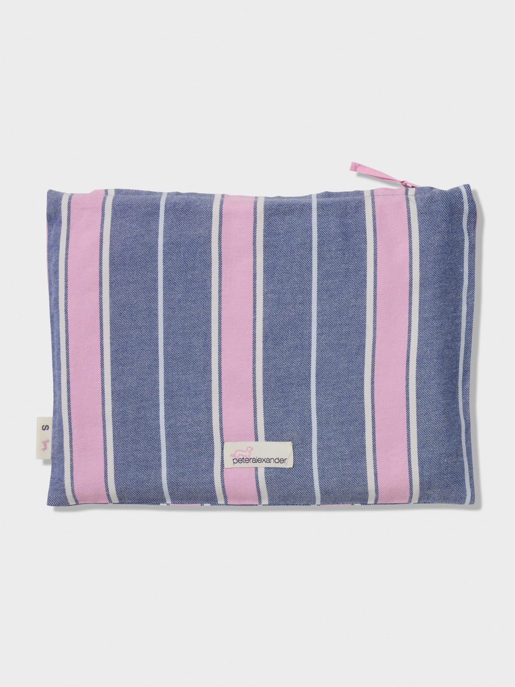 Navy & Pink Stripe Classic Flannelette Pj Set multi image 5