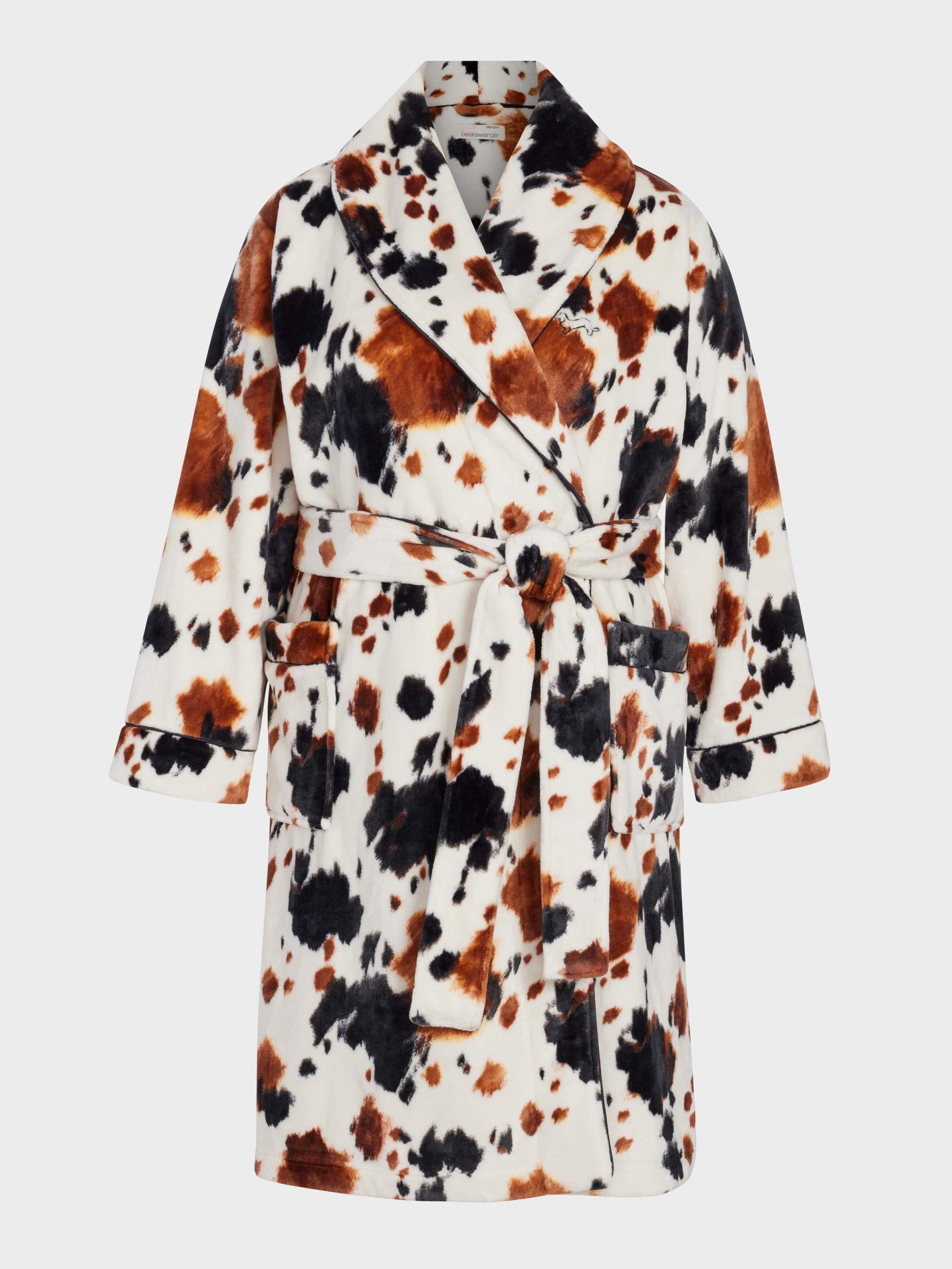 P.A. Plus Cow Print Gown Multi image 4