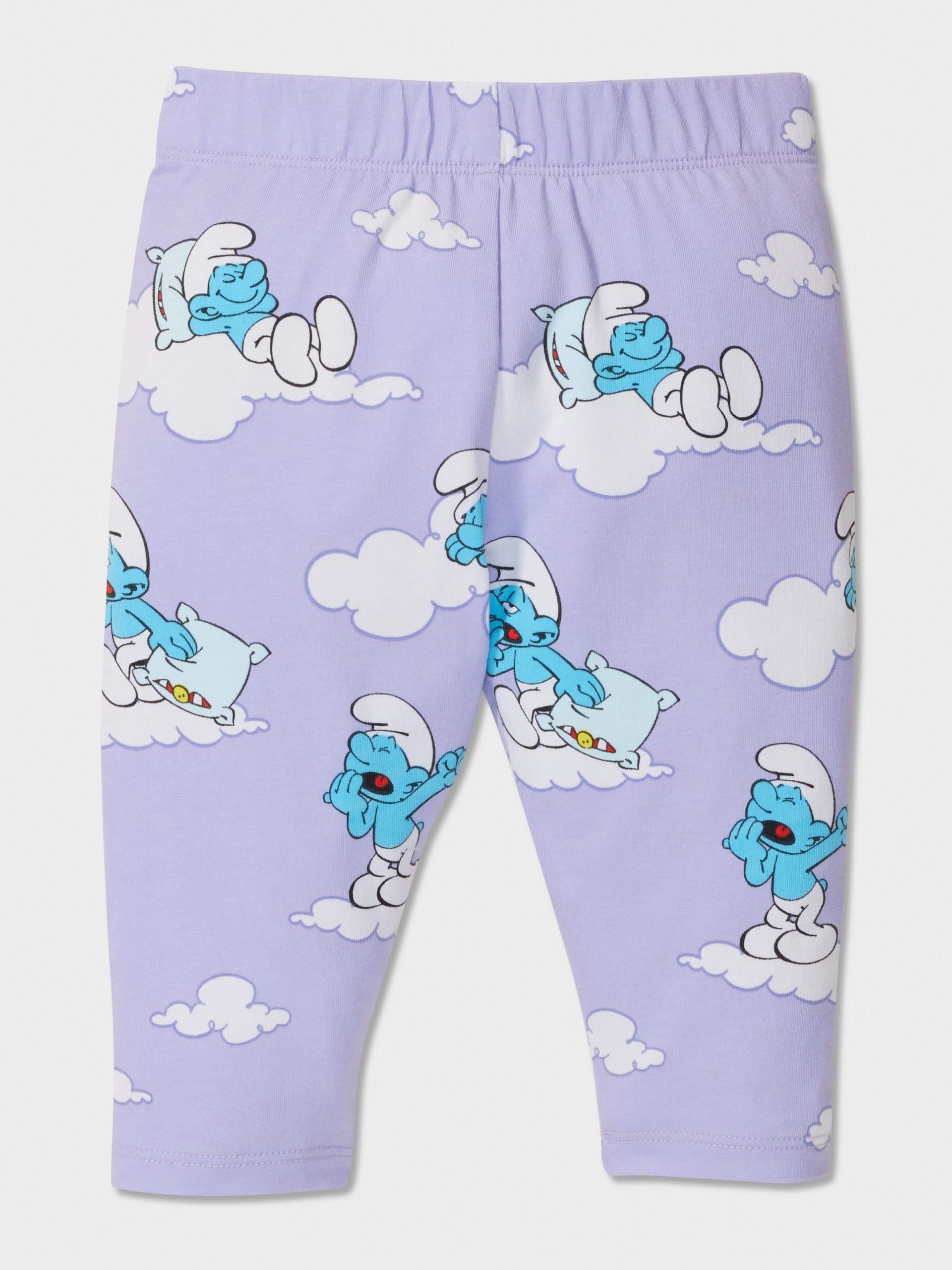 Baby Sleepy Smurf Pj Set multi image 1