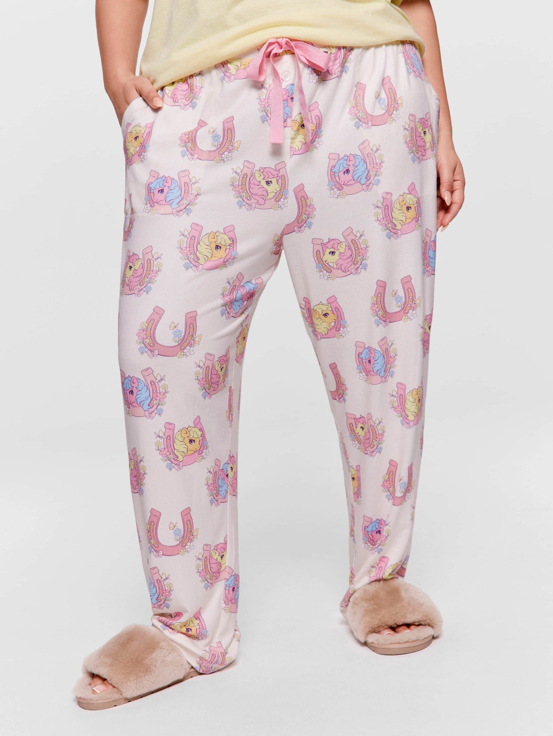 P.A. Plus My Little Pony Rodeo Plush Tapered Pj Pant Multi image 2