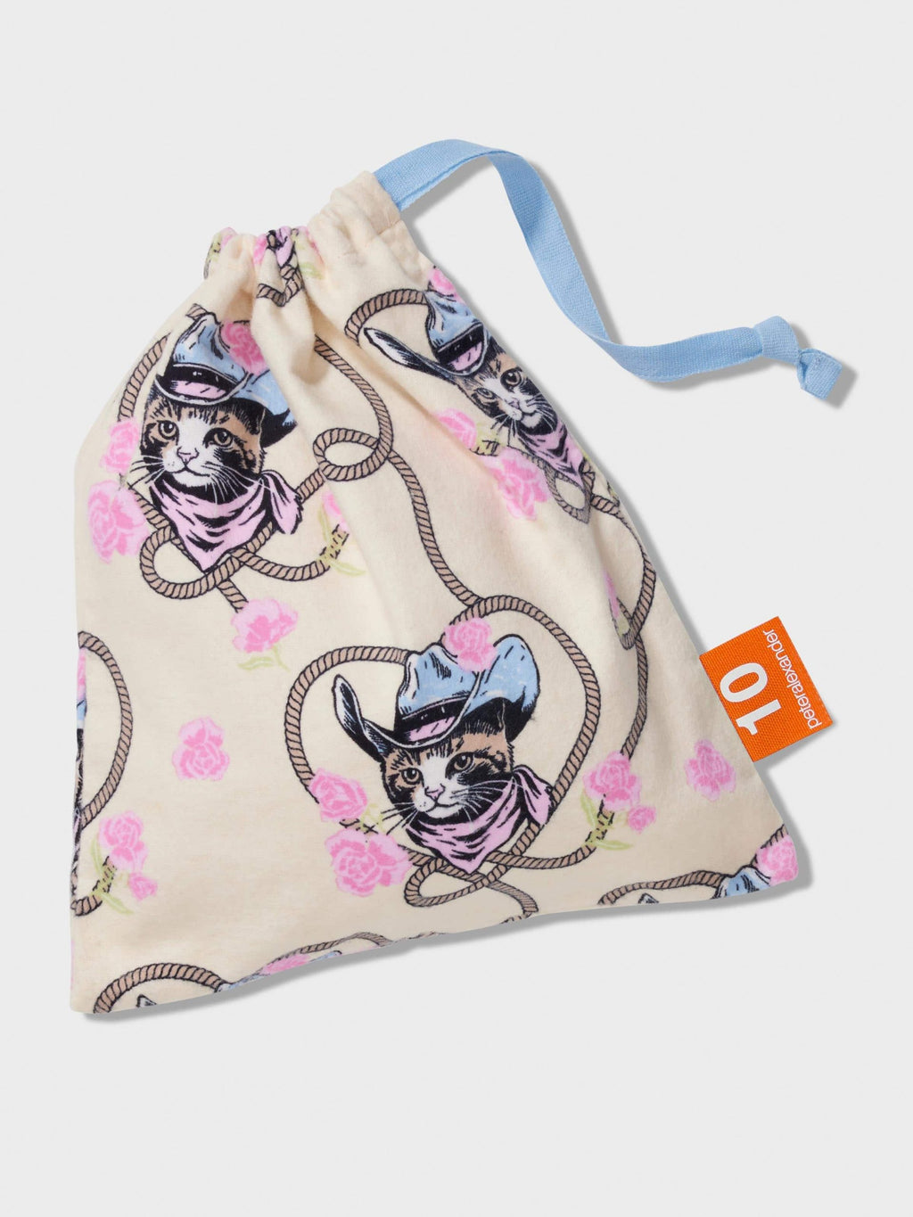 Girls Cowboy Cat Long Pj Set Multi image 3