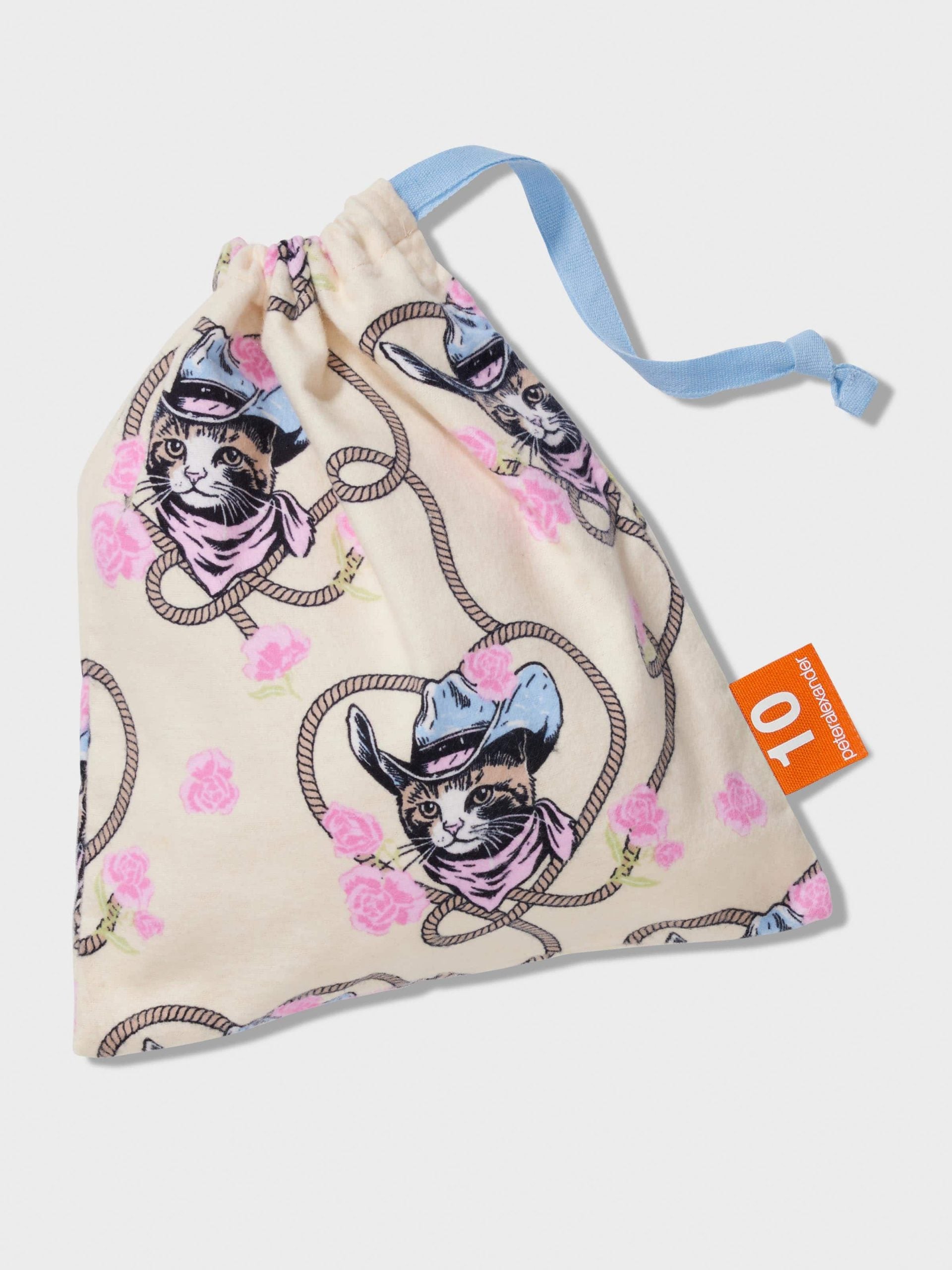 Girls Cowboy Cat Long Pj Set Multi image 3