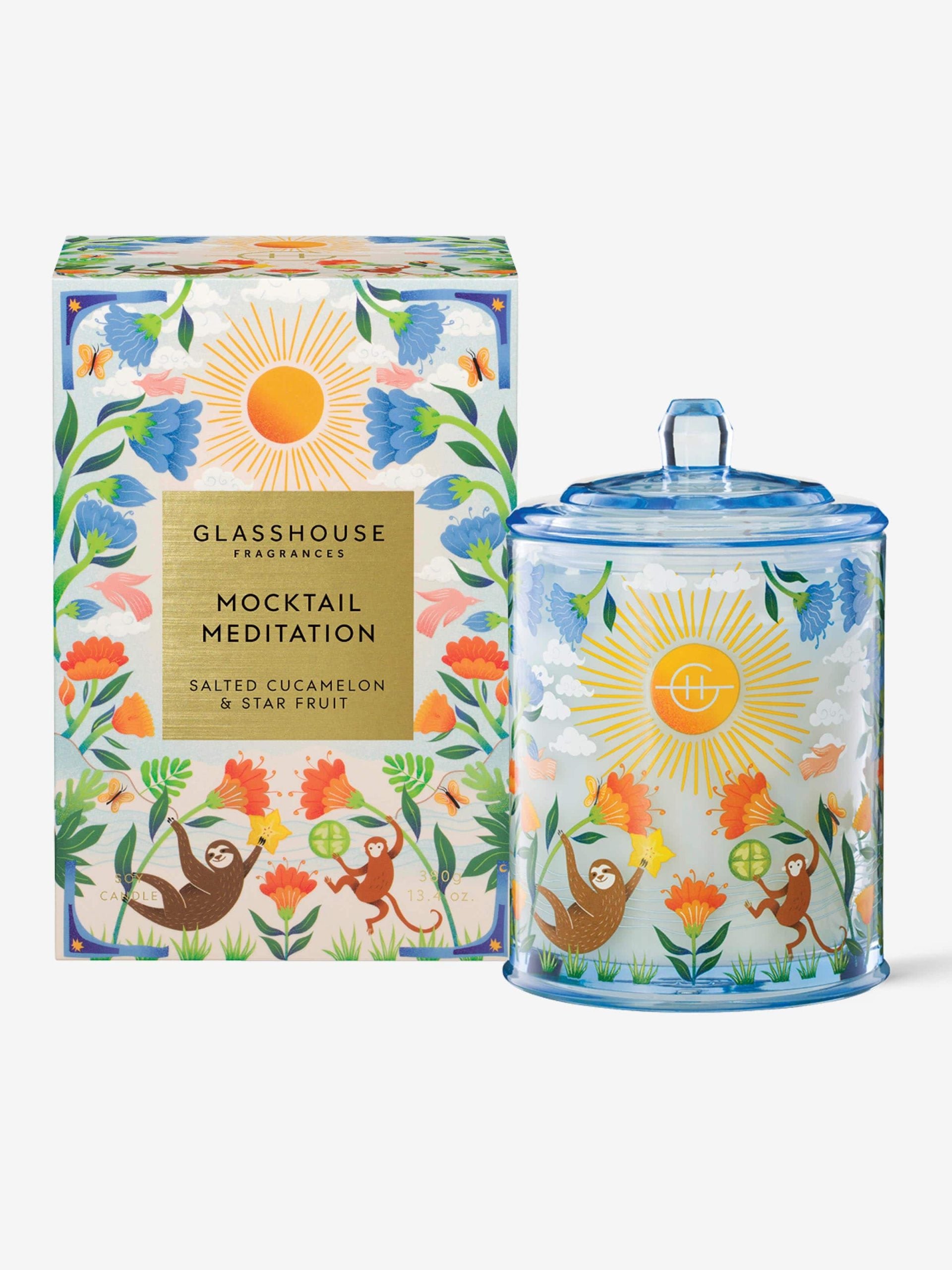 Glasshouse Fragrances Limited Edition Mocktail Meditation 380G Candle multi image 0