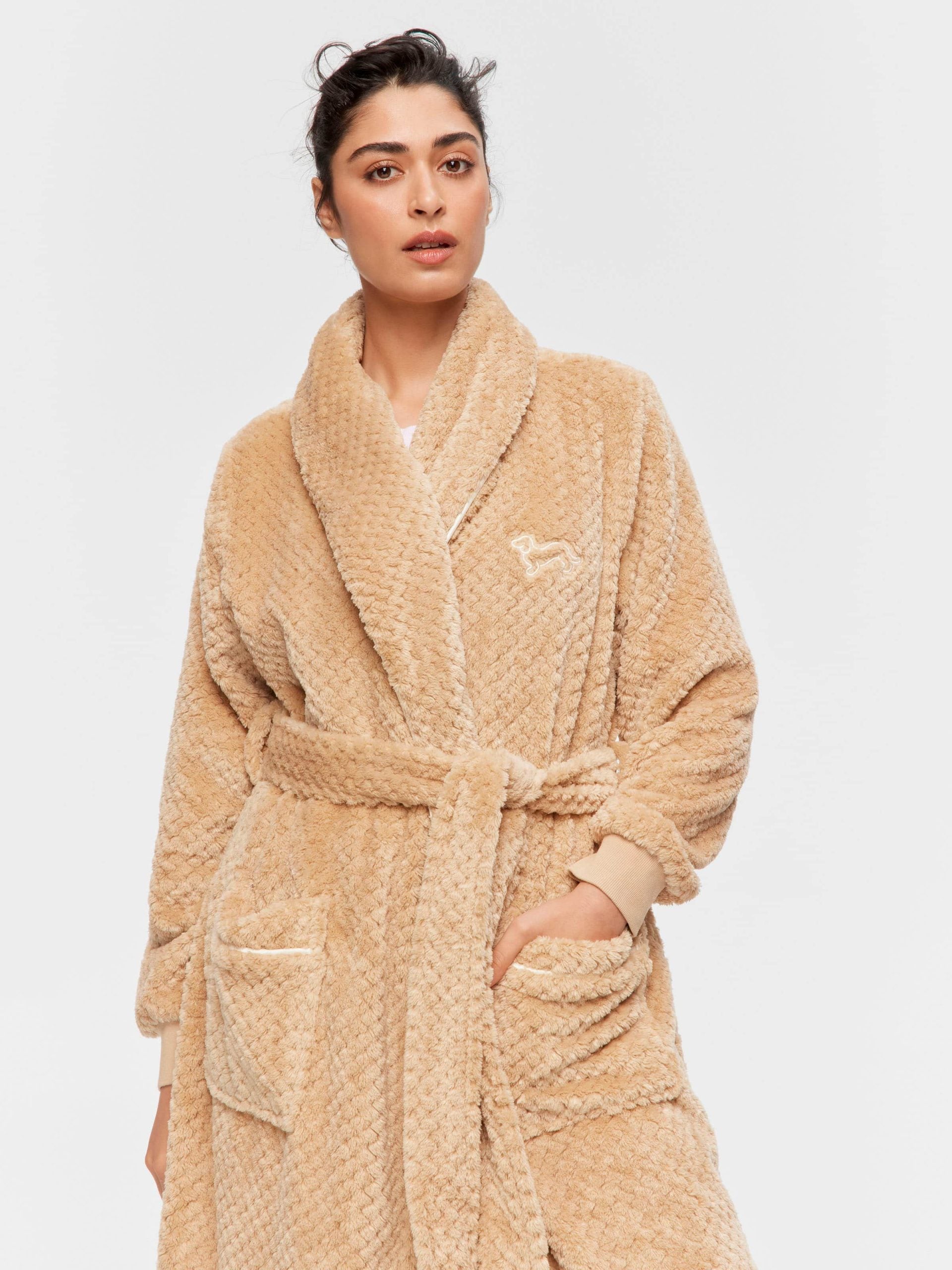 Peters Caramel Jacquard Full Length Gown caramel image 0