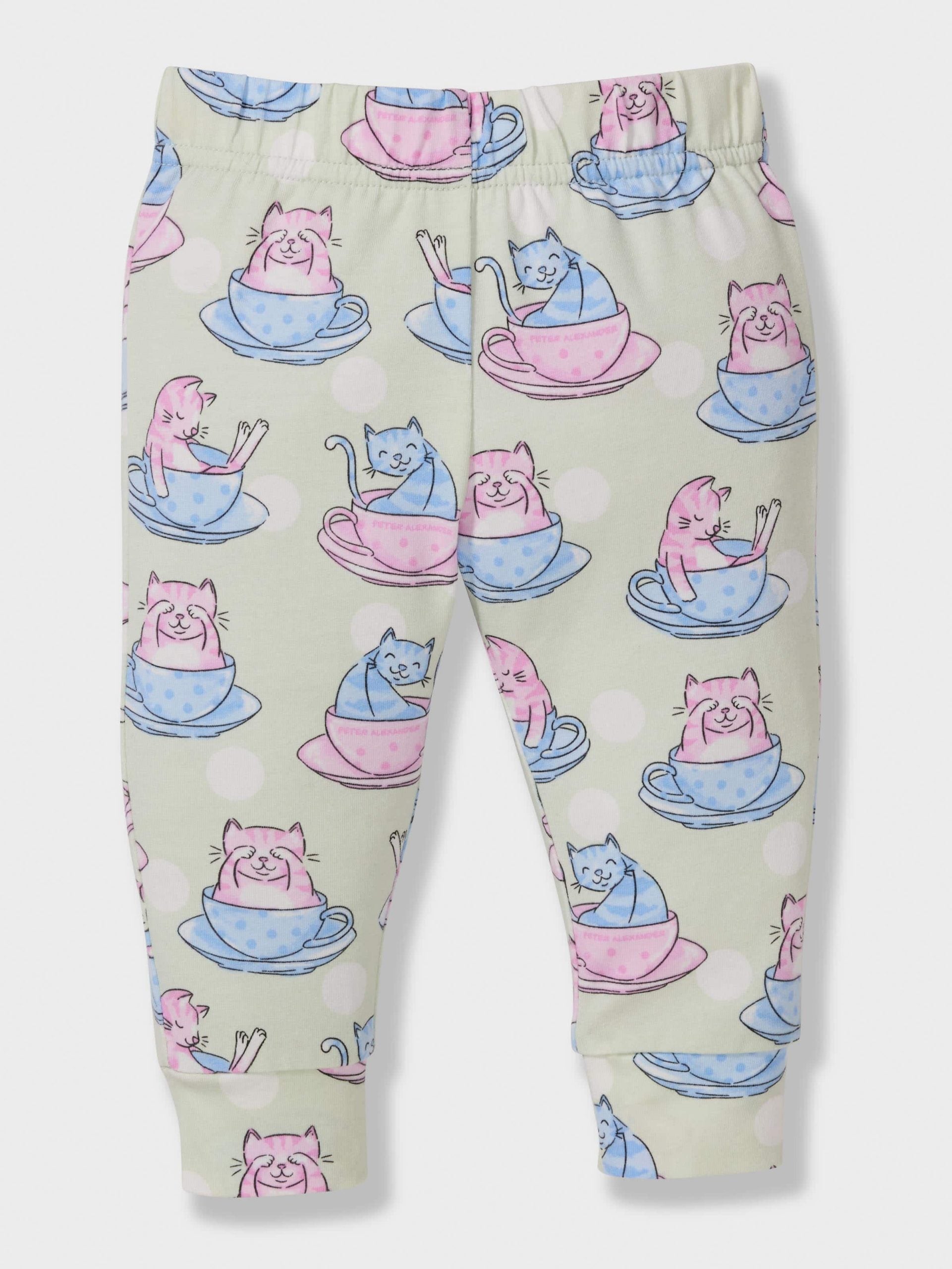 Baby Teacup Kitty Long Pj Set multi image 1