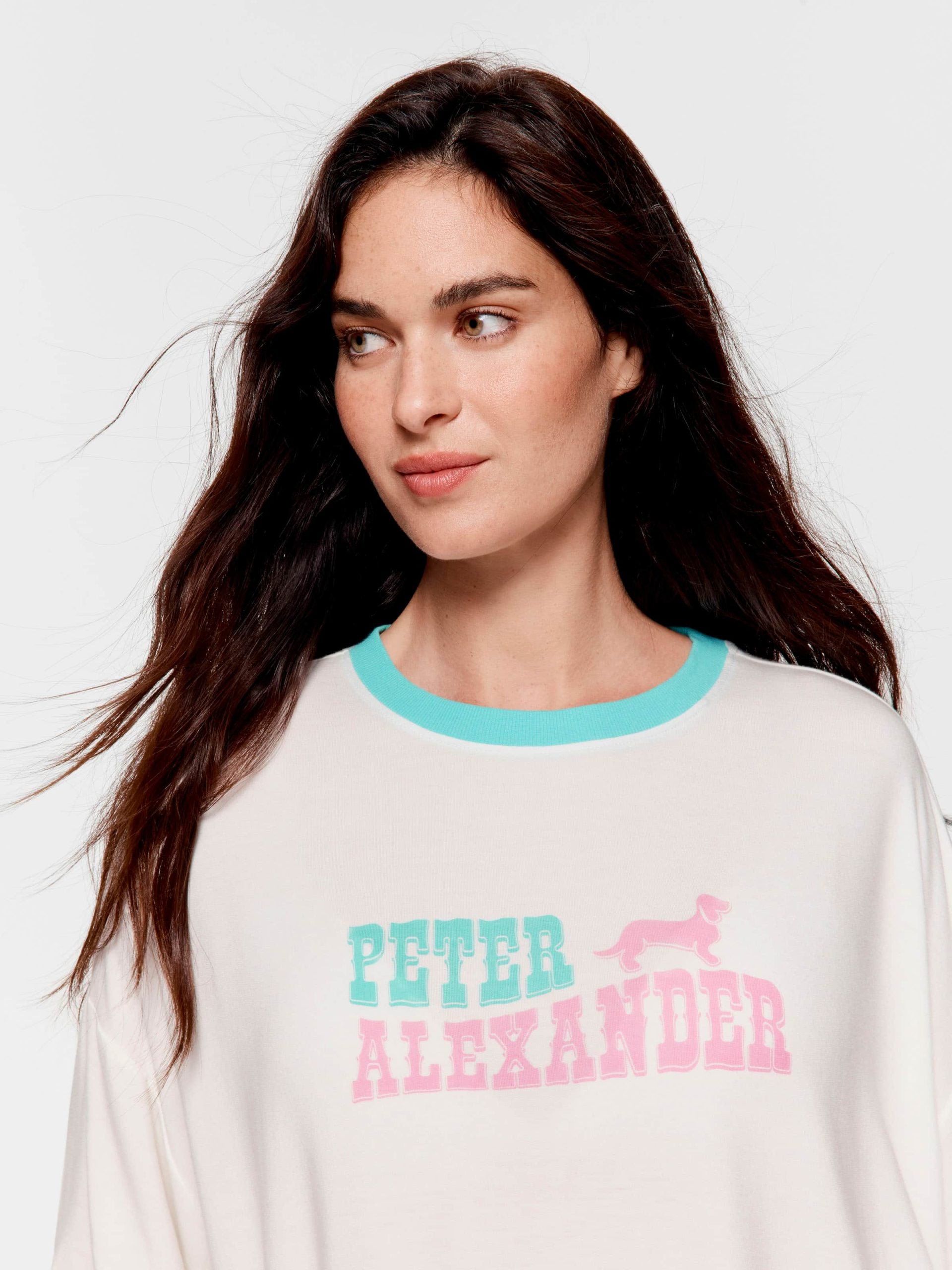 Peter Alexander Western Oversized Tee Cream image 1