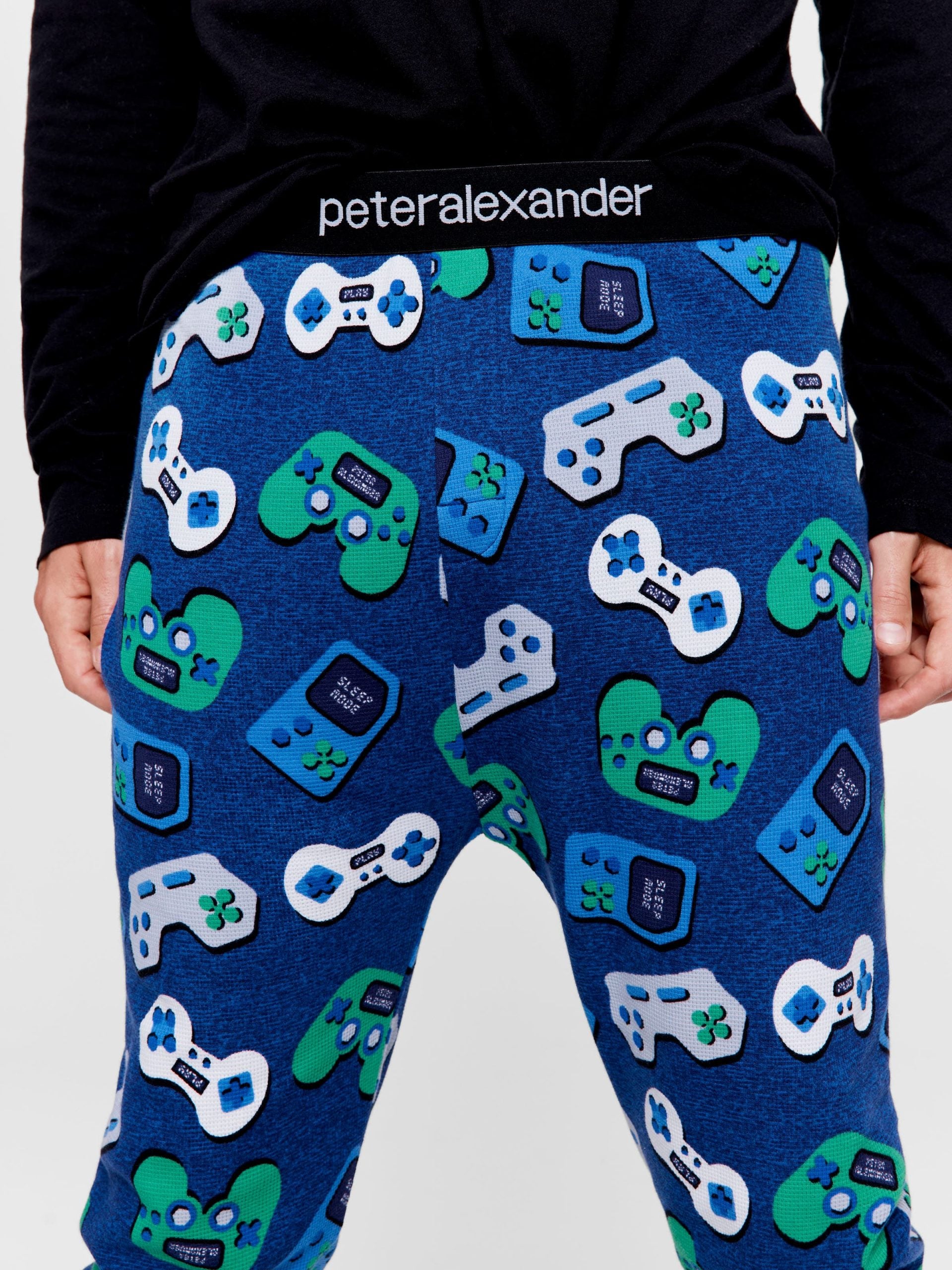 Gamer Long John Pj Pant multi image 1
