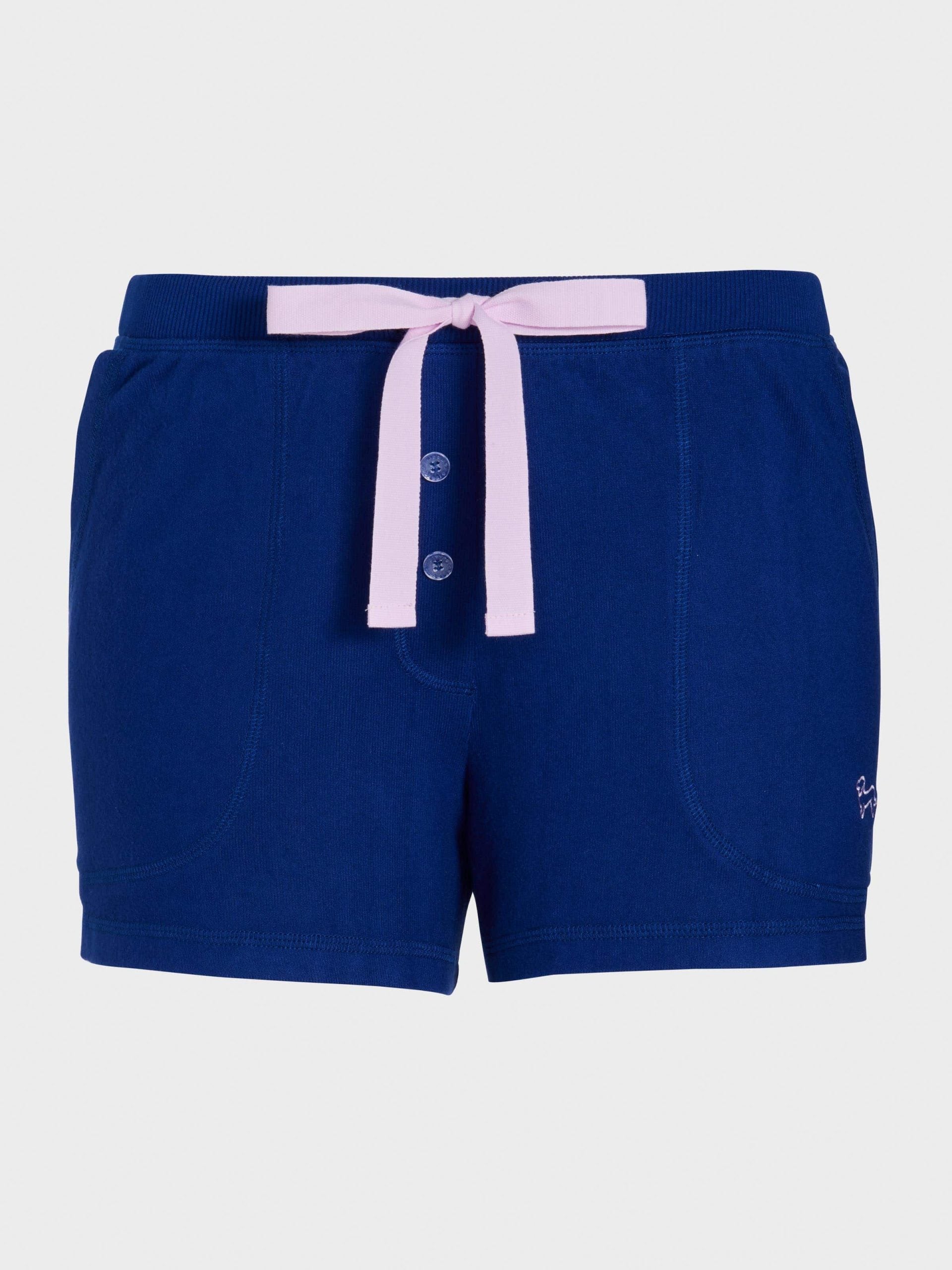 Navy Plush Mini Short navy image 3