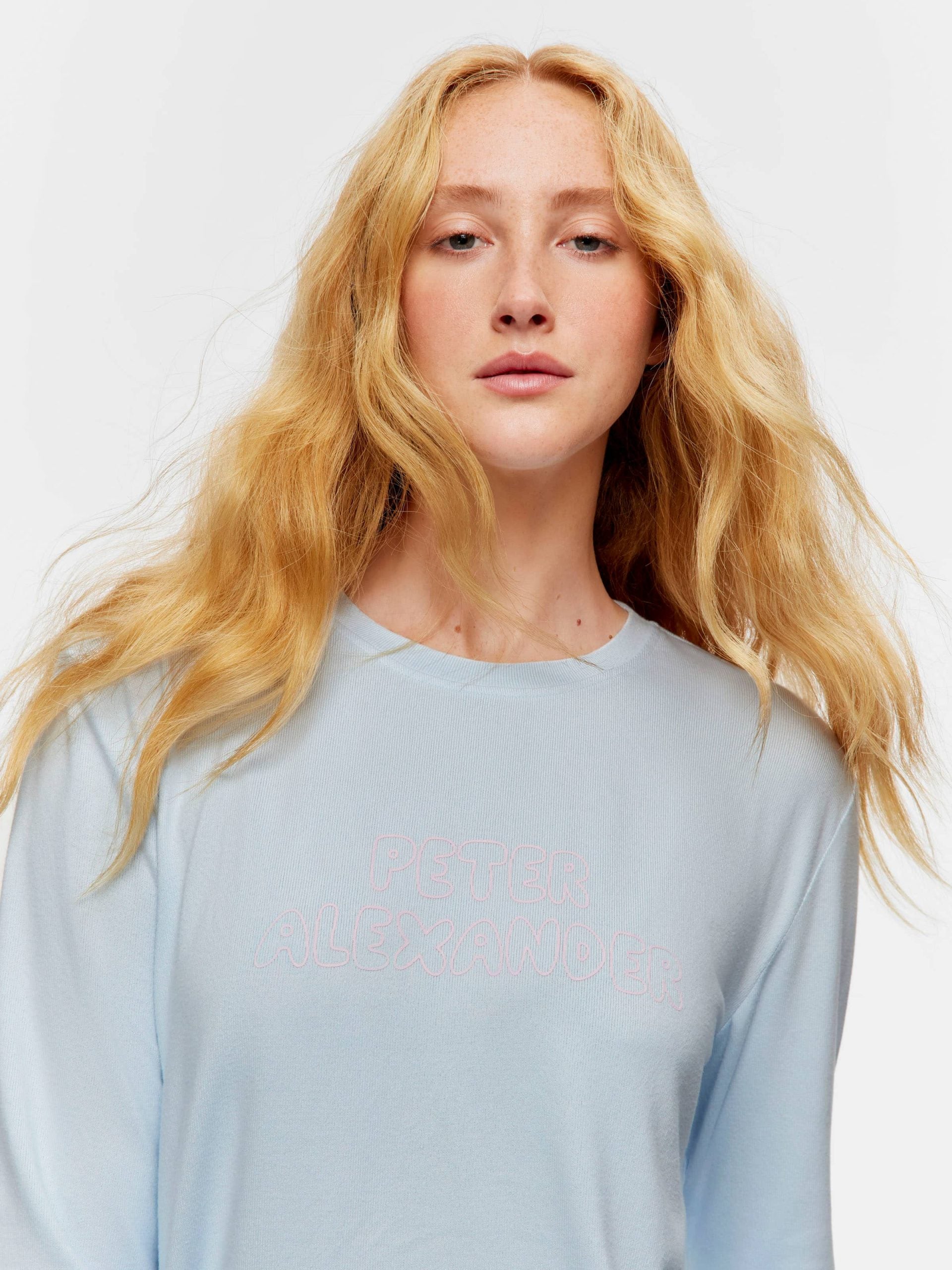 Blue Plush Sweater paleblue image 2