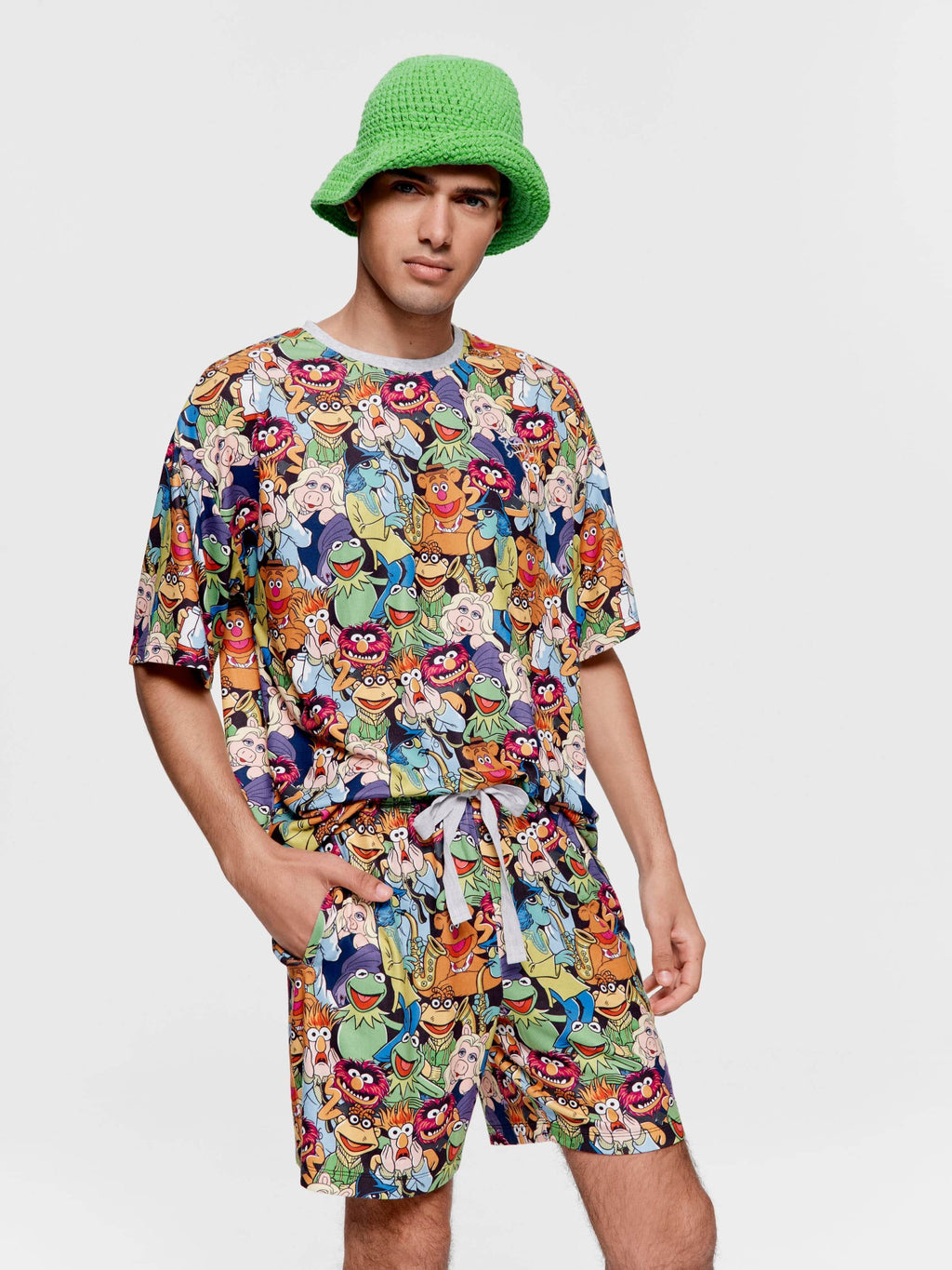 The Muppets Knit Mid Short multi image 2