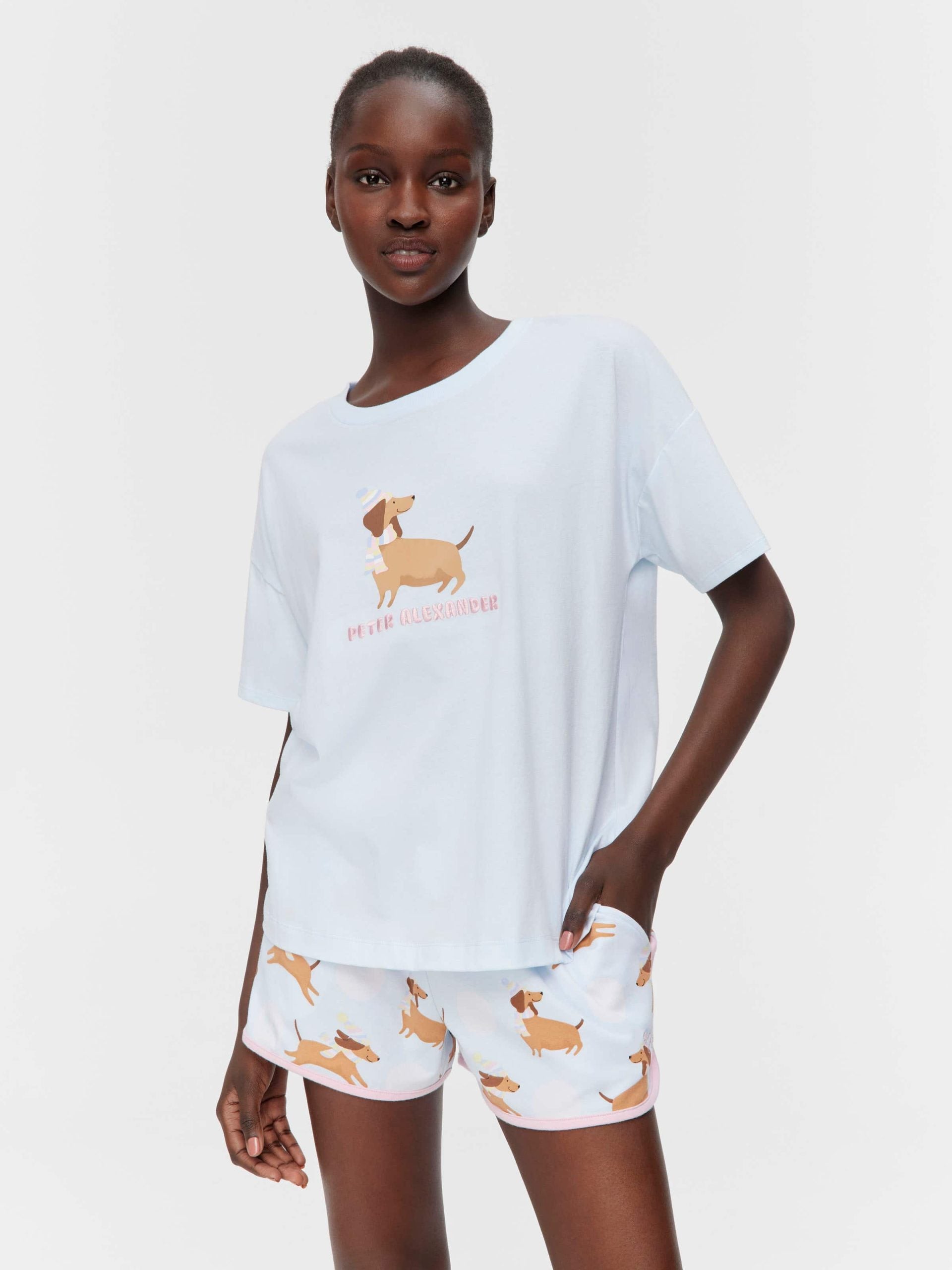 Beanie Dog Tee Blue image 1