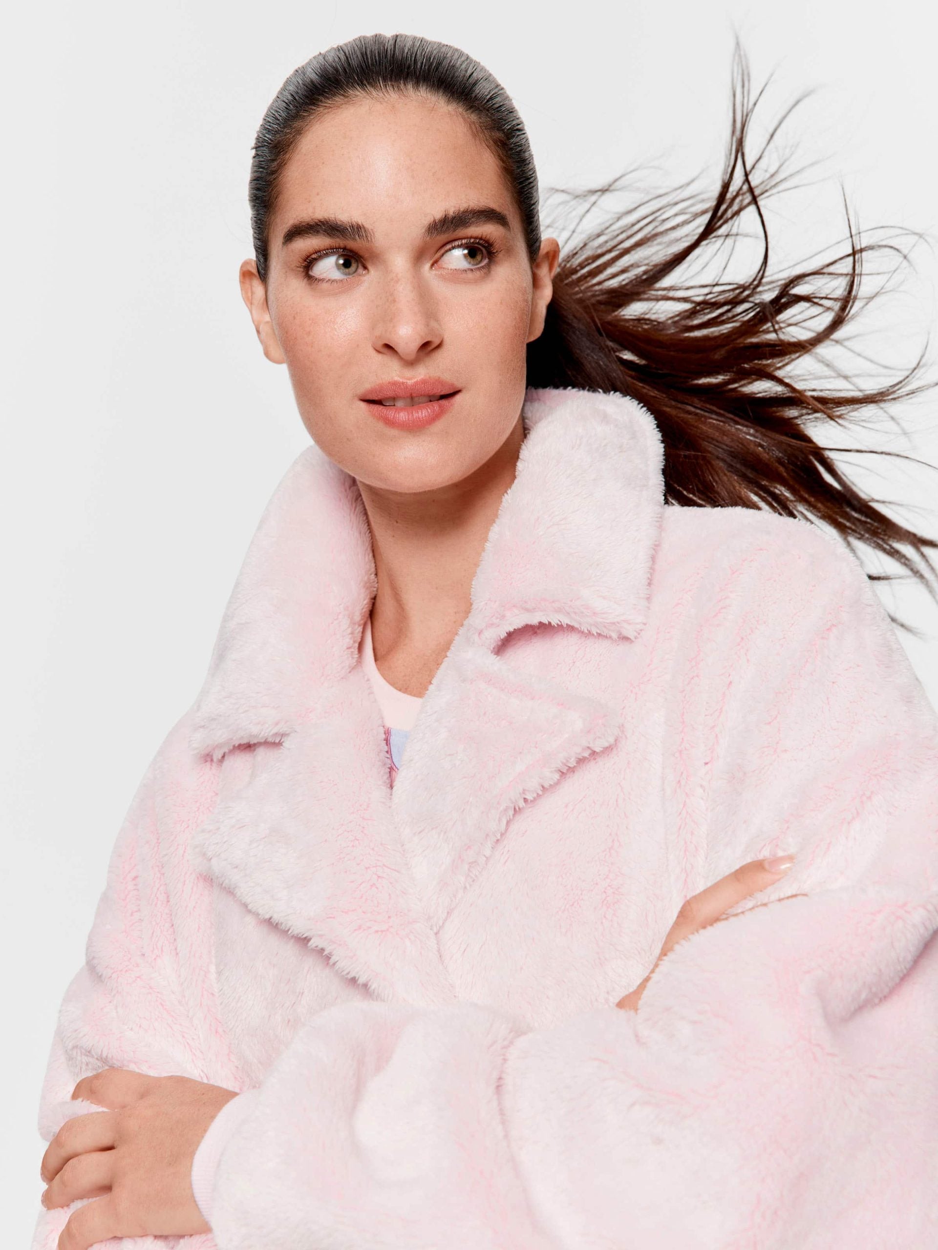 Oversized Fluffy Pink Gown Pink image 0