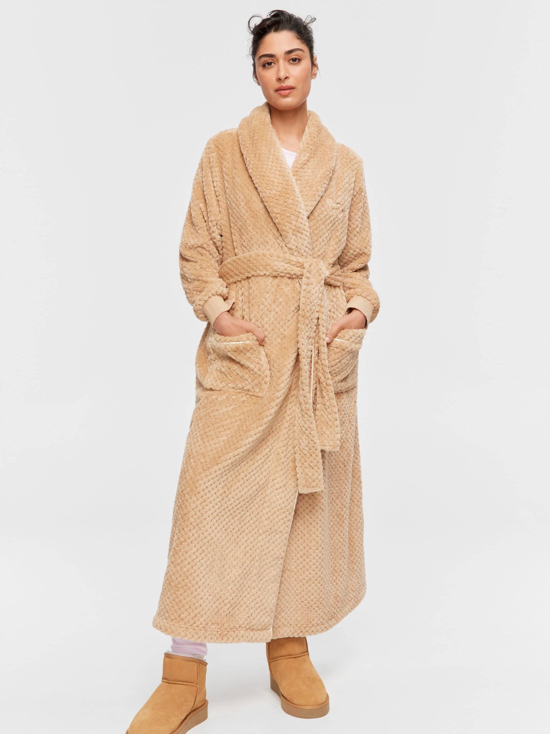 Peters Caramel Jacquard Full Length Gown caramel image 1