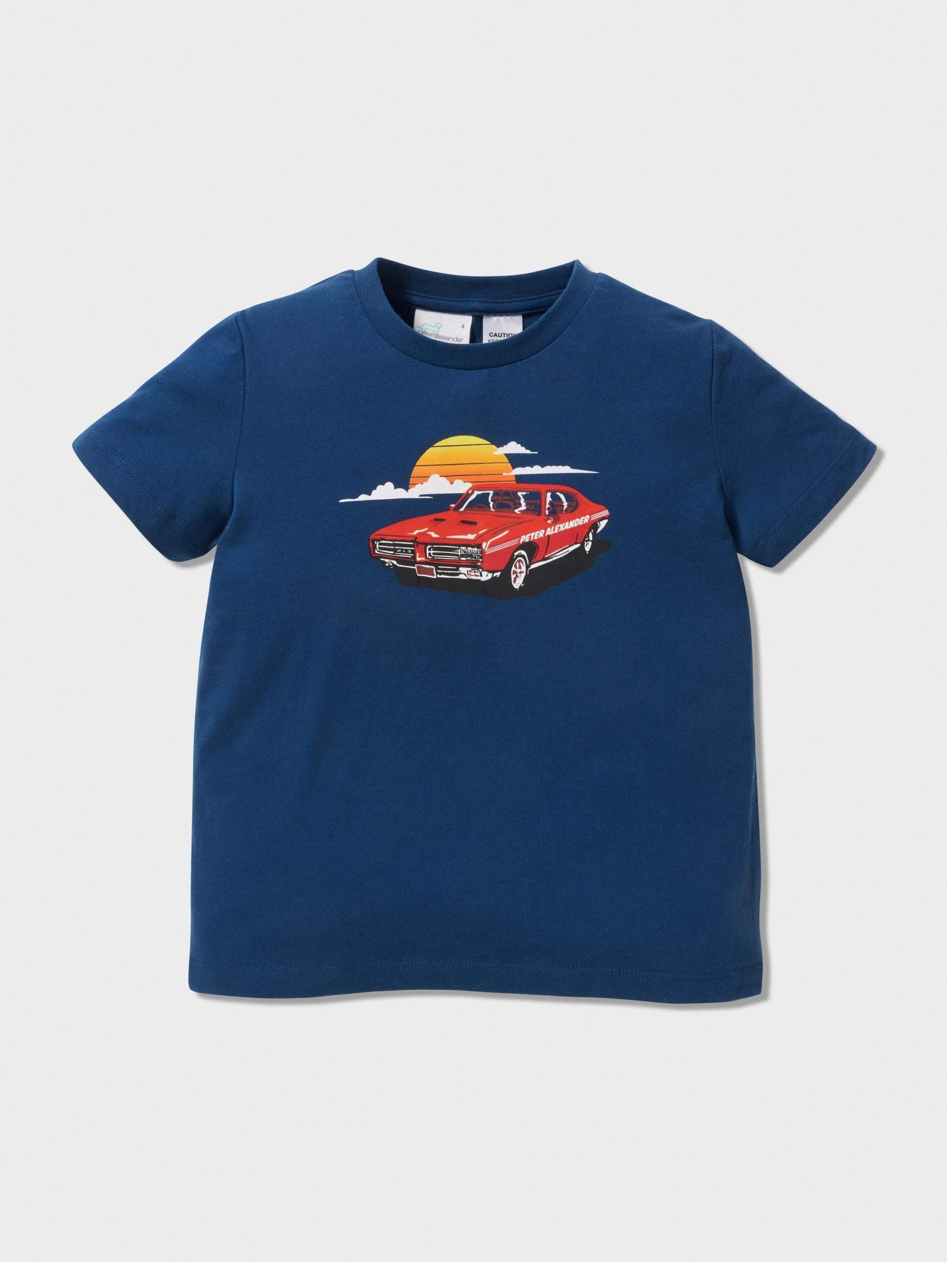 Boys Muscle Car Pj Set multi image 2
