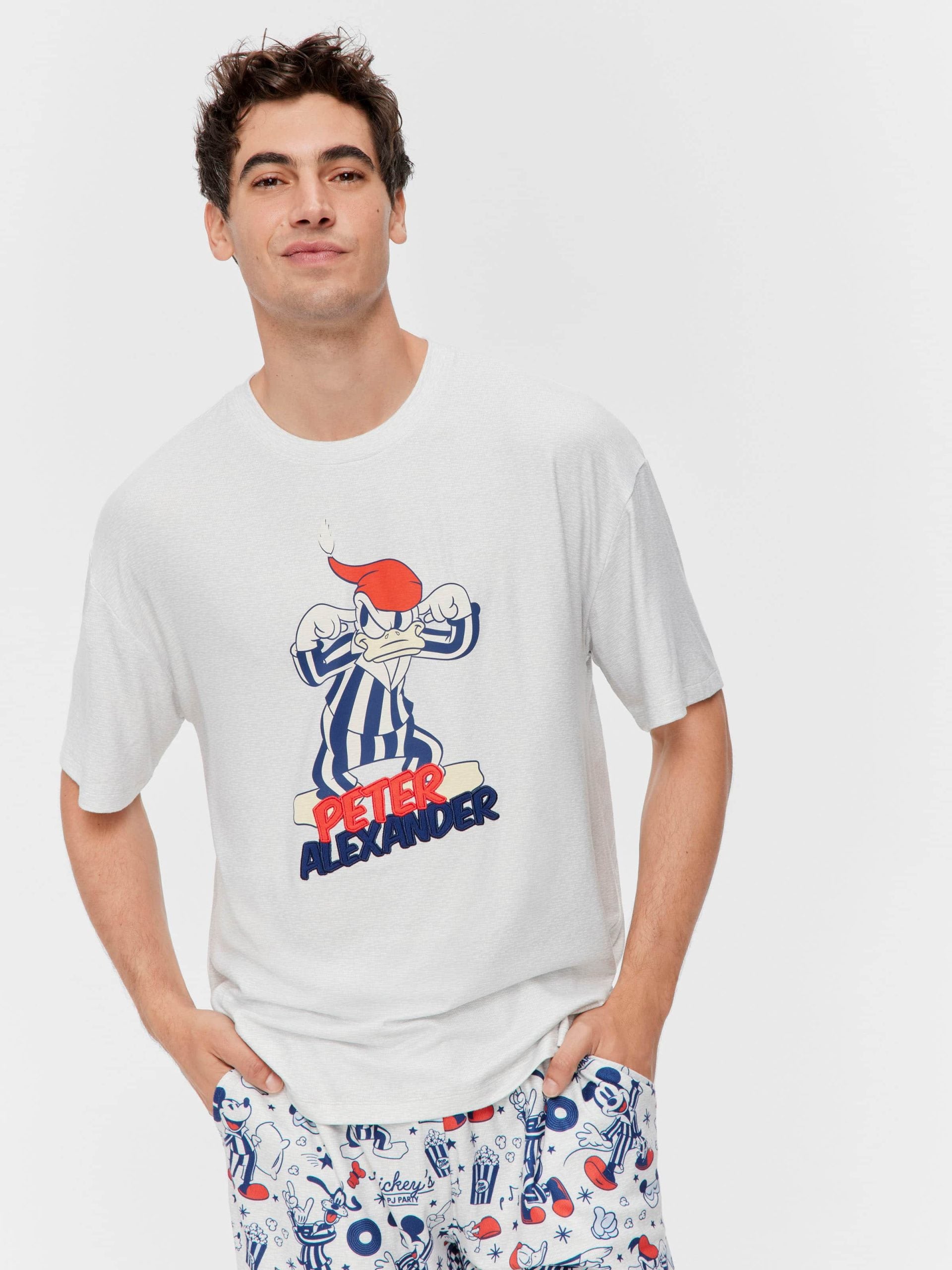 Donald Duck Tee Grey Marle image 0