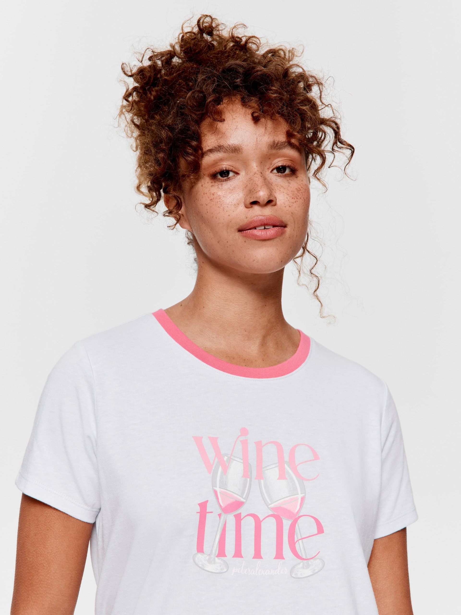 Wine Time Tee greymarle image 0
