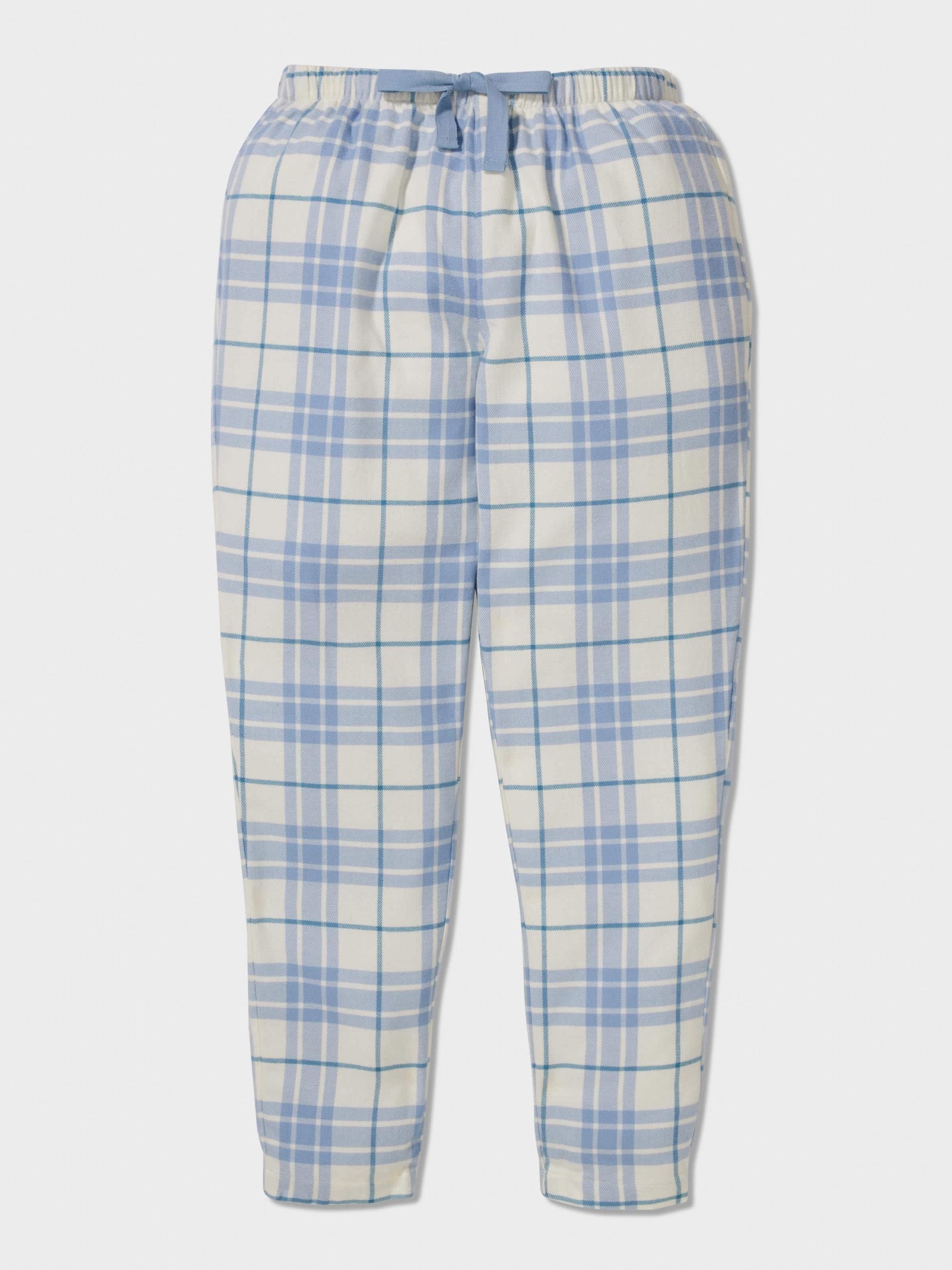 Boys Blue Check Long Pj Set multi image 1