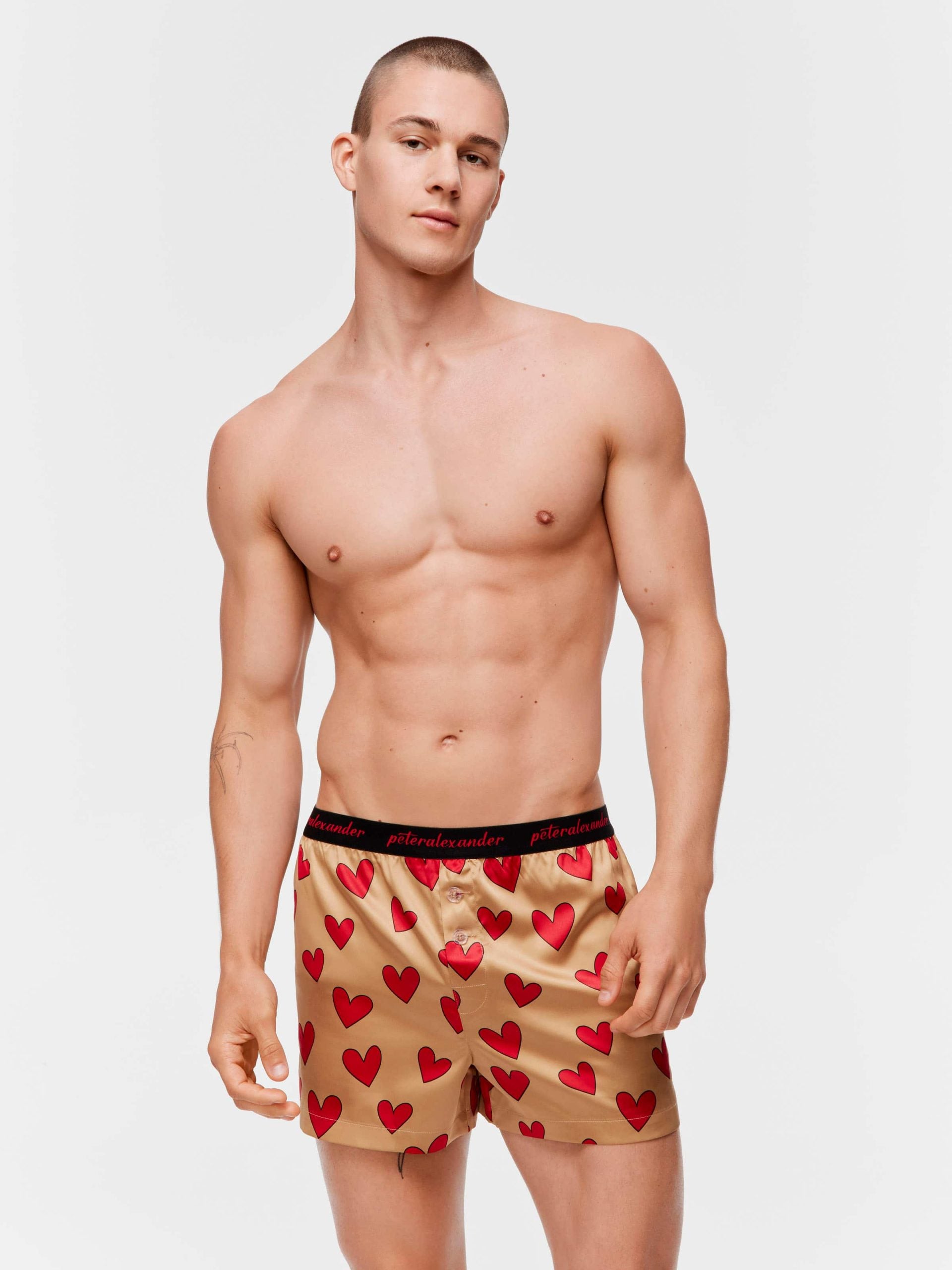Satin Heart Boxer Short multi image 1