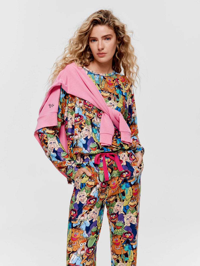 The Muppets Plush Long Pj Set multi image 0