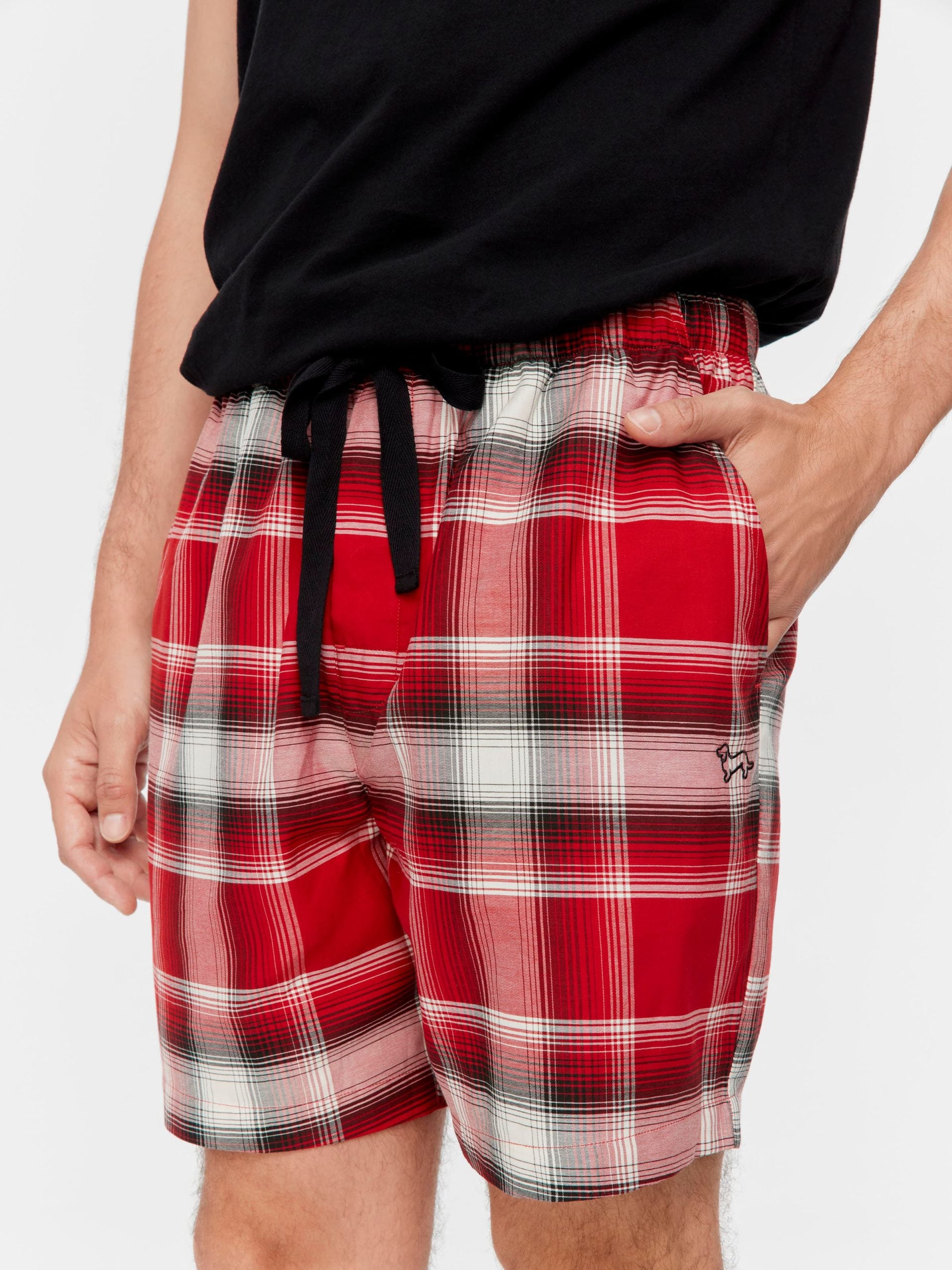 Western Check Mid Short Multi image 1