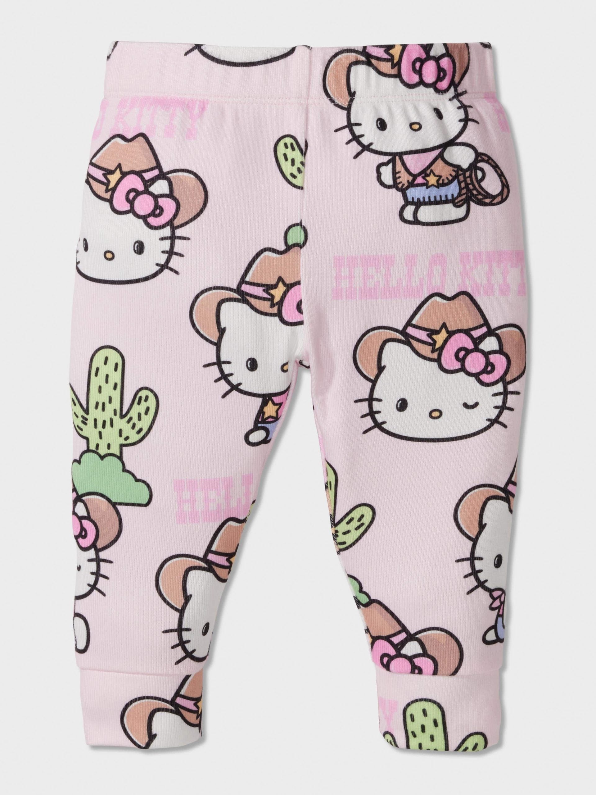 Baby Hello Kitty Cowboy Long Plush Pj Set Multi image 1