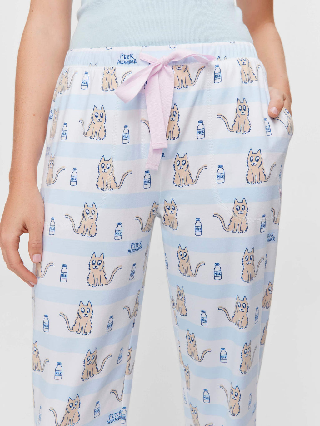 Cat Stripe Tapered Pj Pant multi image 2