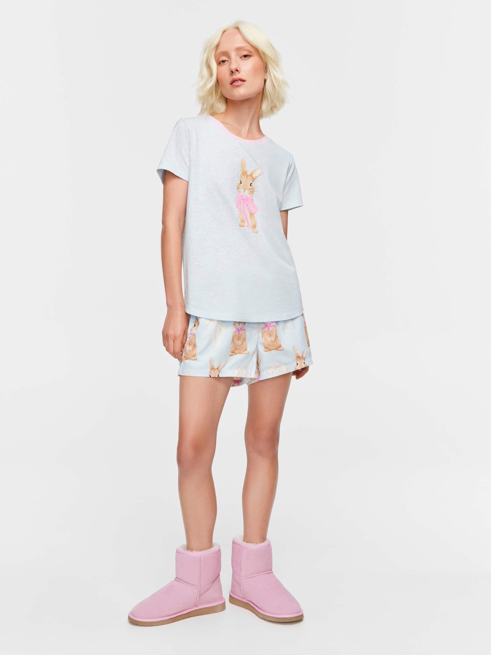 Bow Bunny Tee paleblue image 2