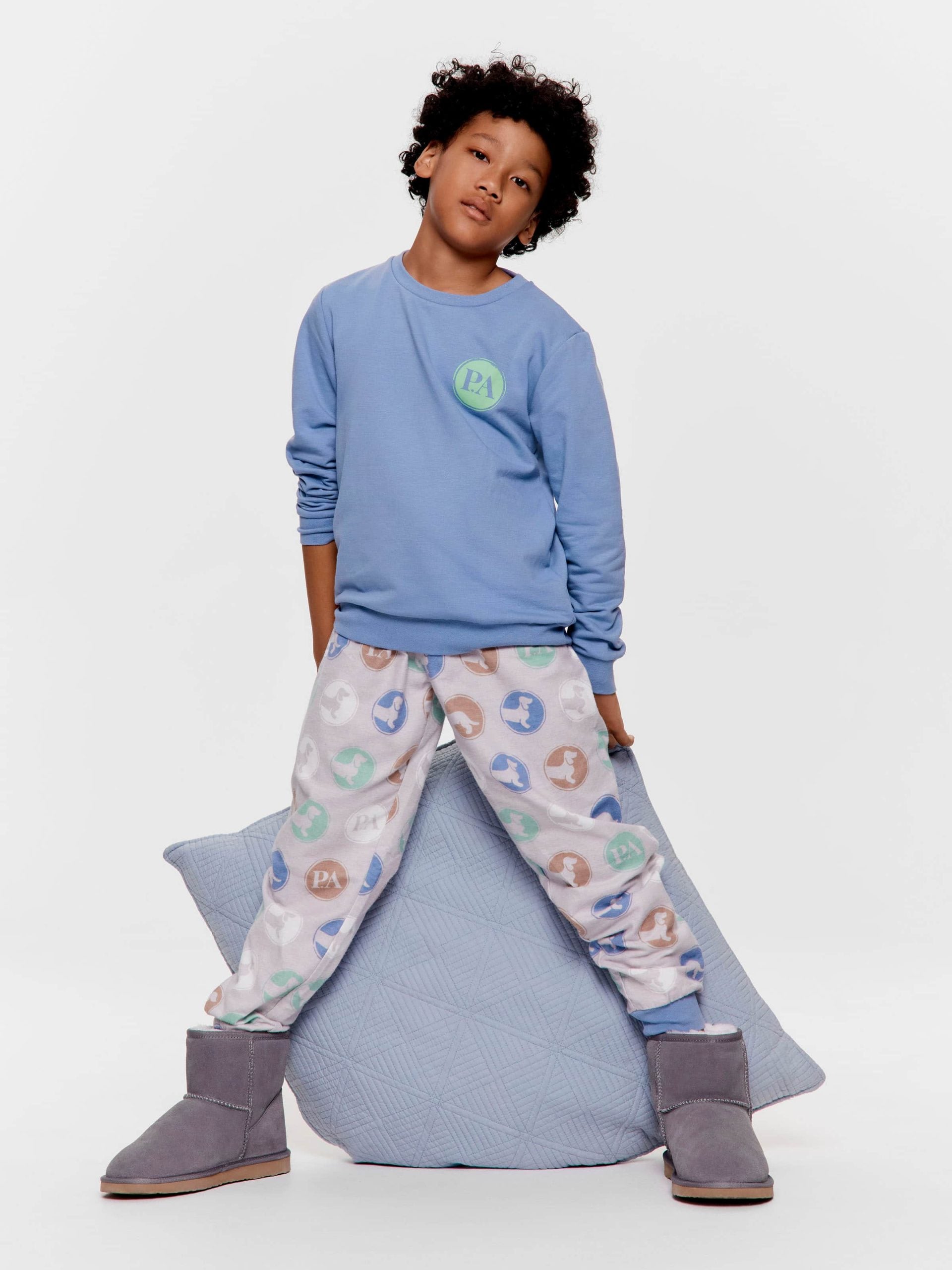 Boys Penny Spot Pj Set multi image 1